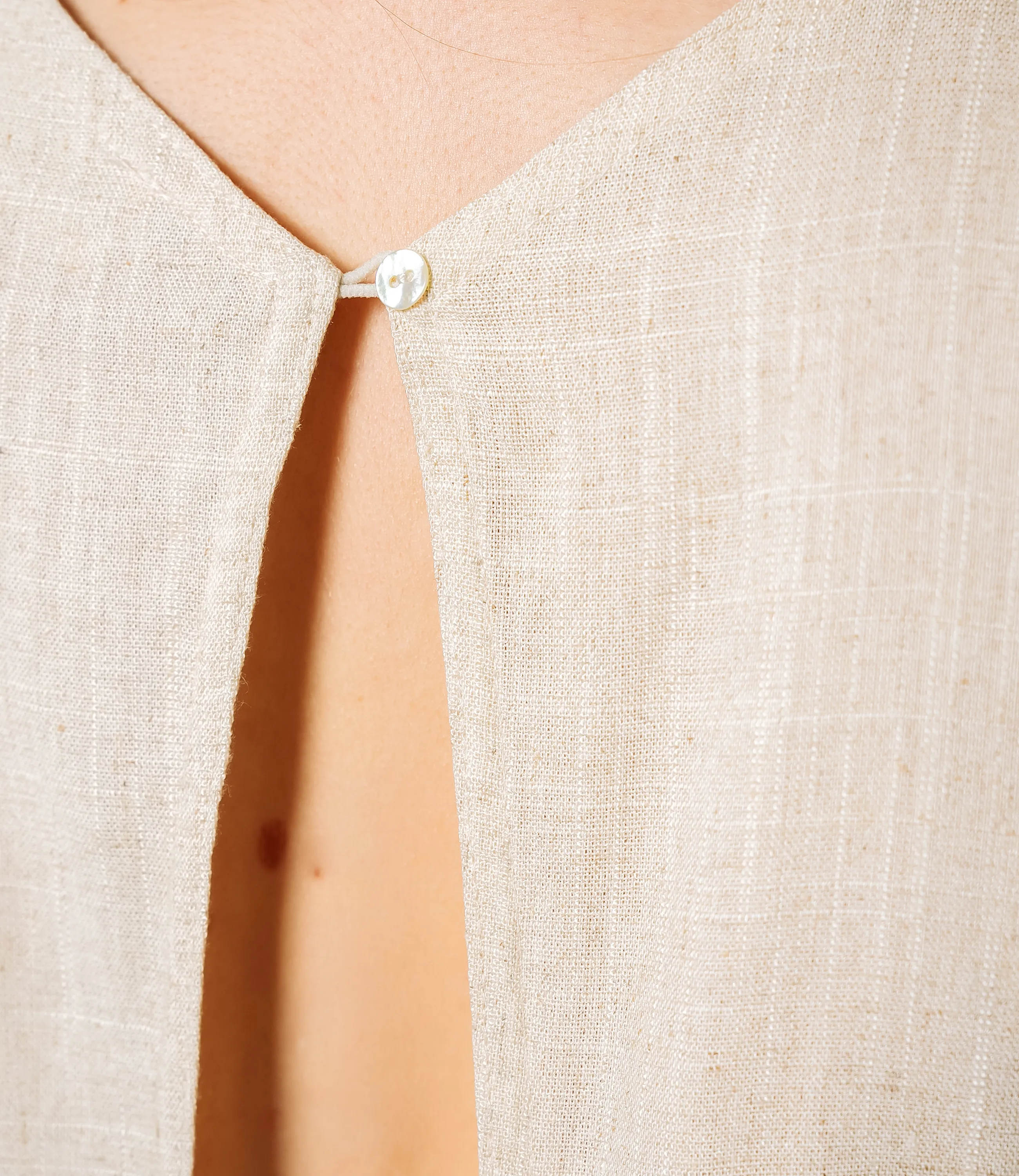 Платье #ОКТ025025, светло-бежевый - фото 5