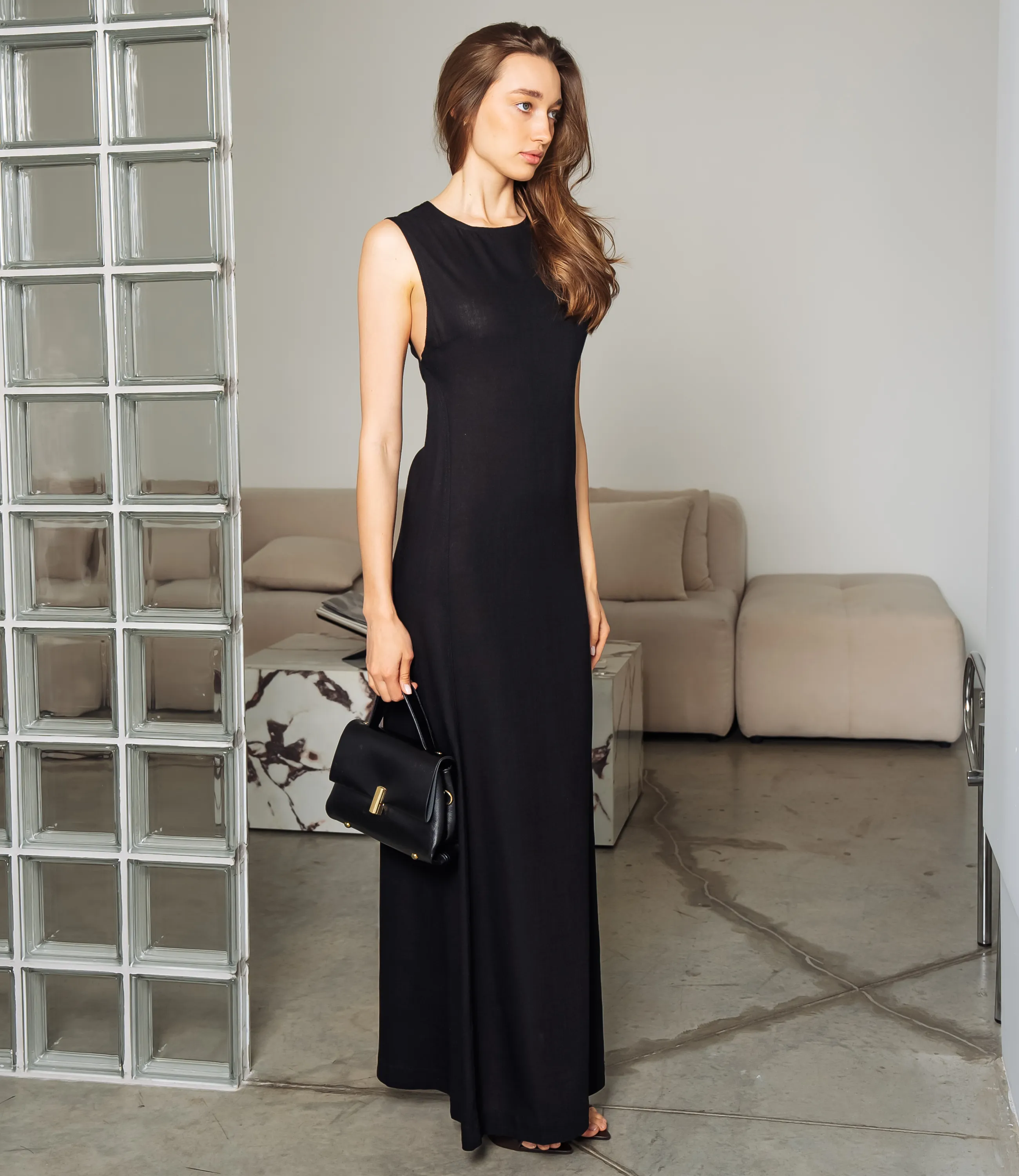 Платье #ОКТ025025, чёрный - фото 2