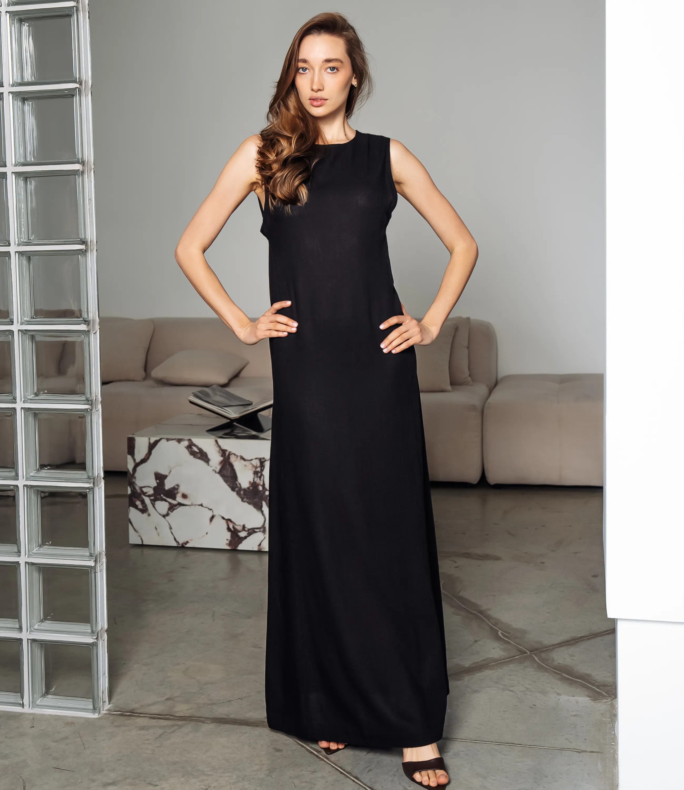 Платье #ОКТ025025, чёрный - фото 4