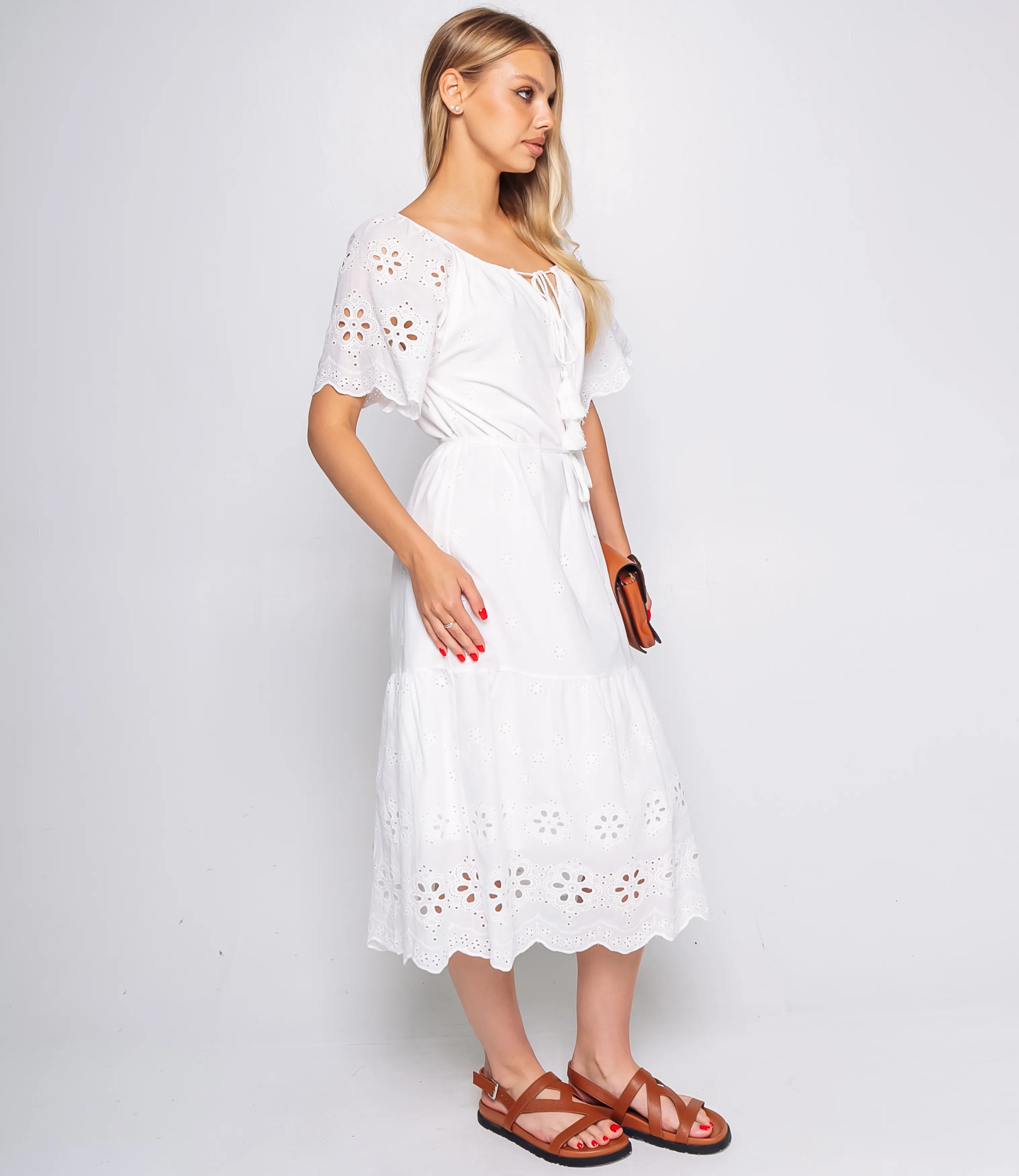 Платье #КТ6081 (1), белый - фото 2