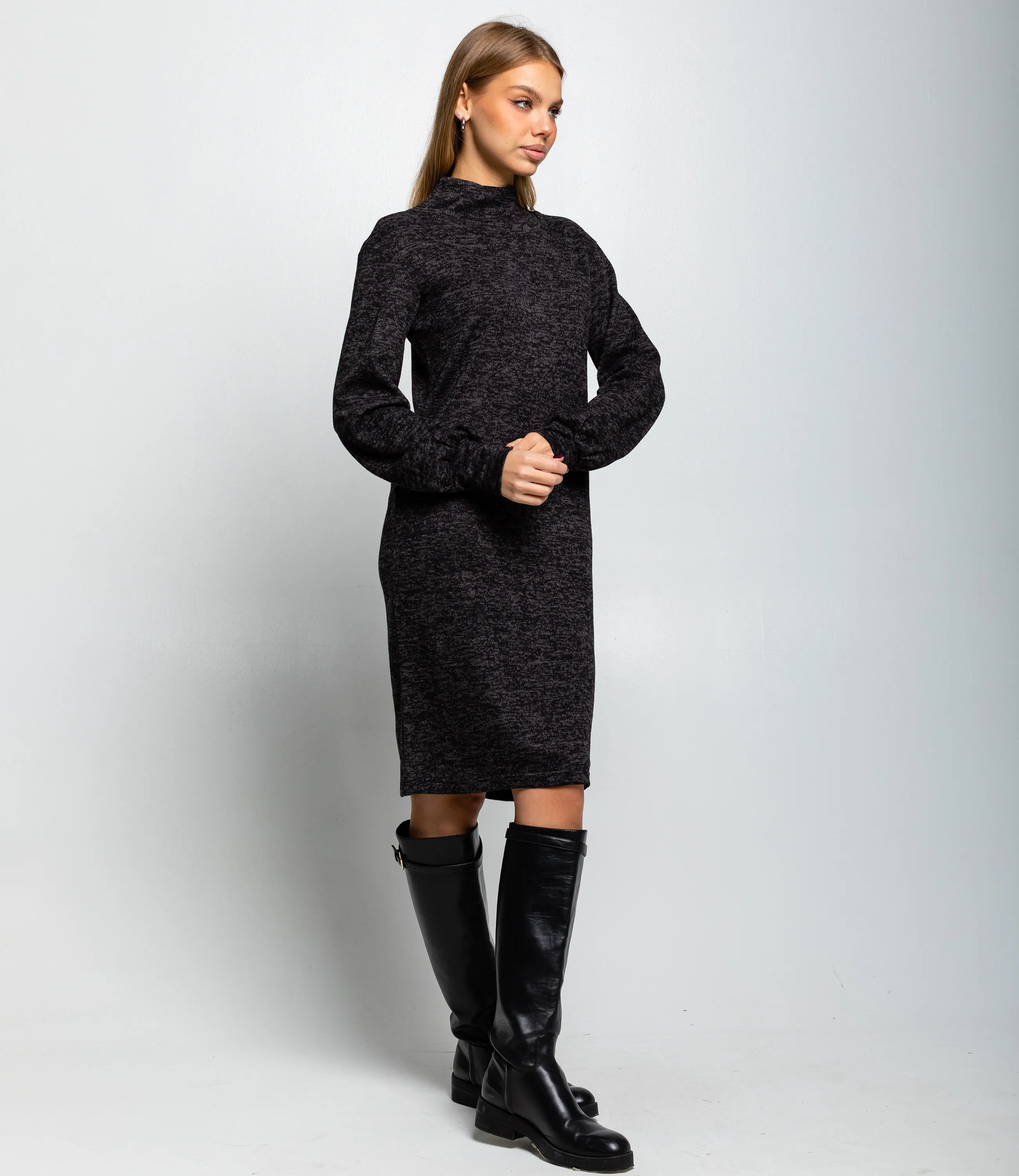 Платье #2В2215, чёрный - фото 3