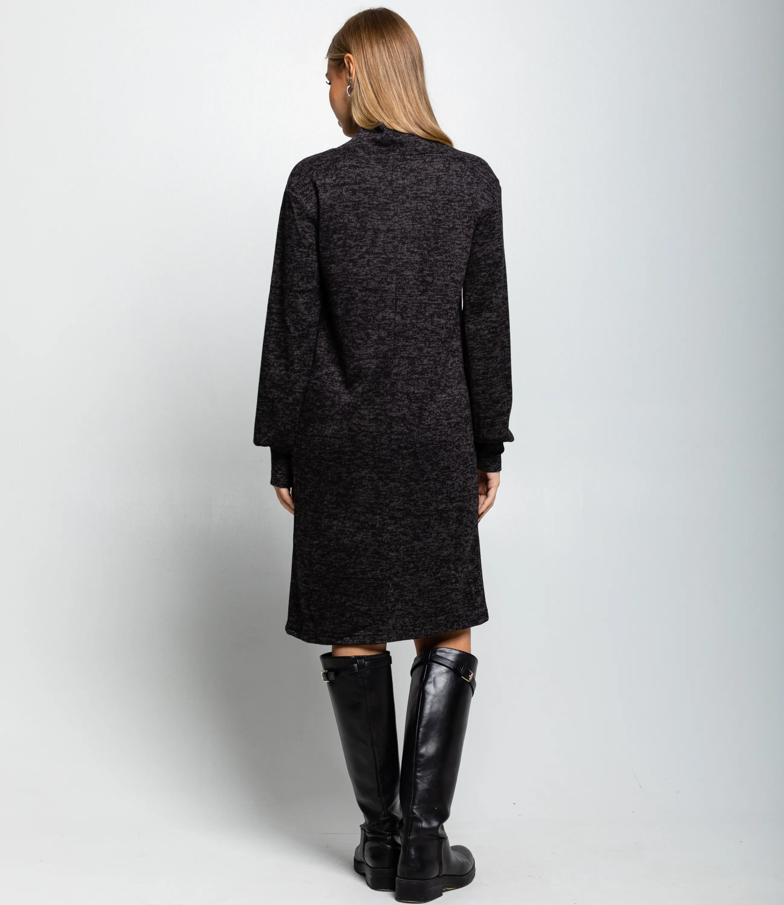 Платье #2В2215, чёрный - фото 4