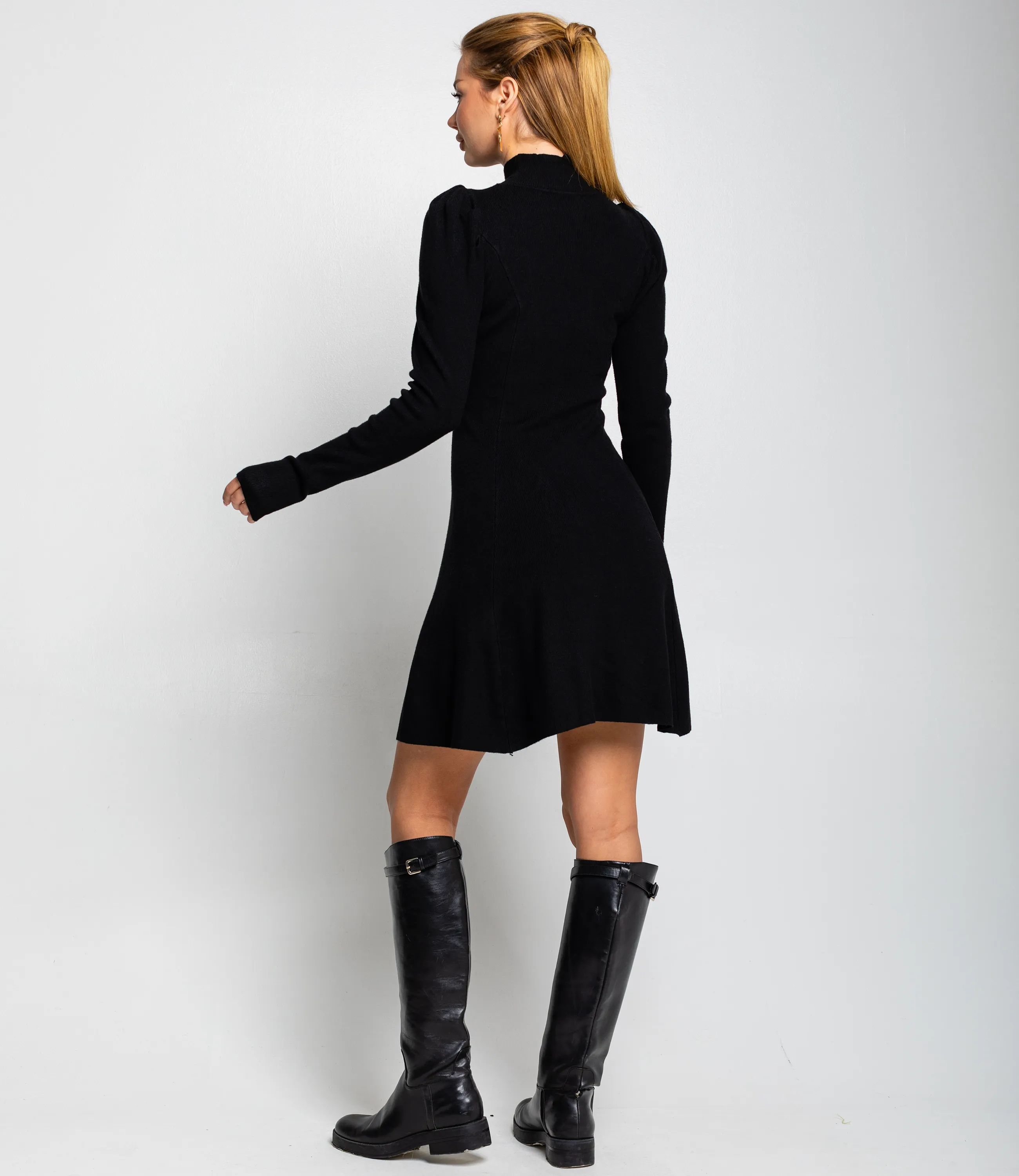 Платье #КТ04227, чёрный - фото 4