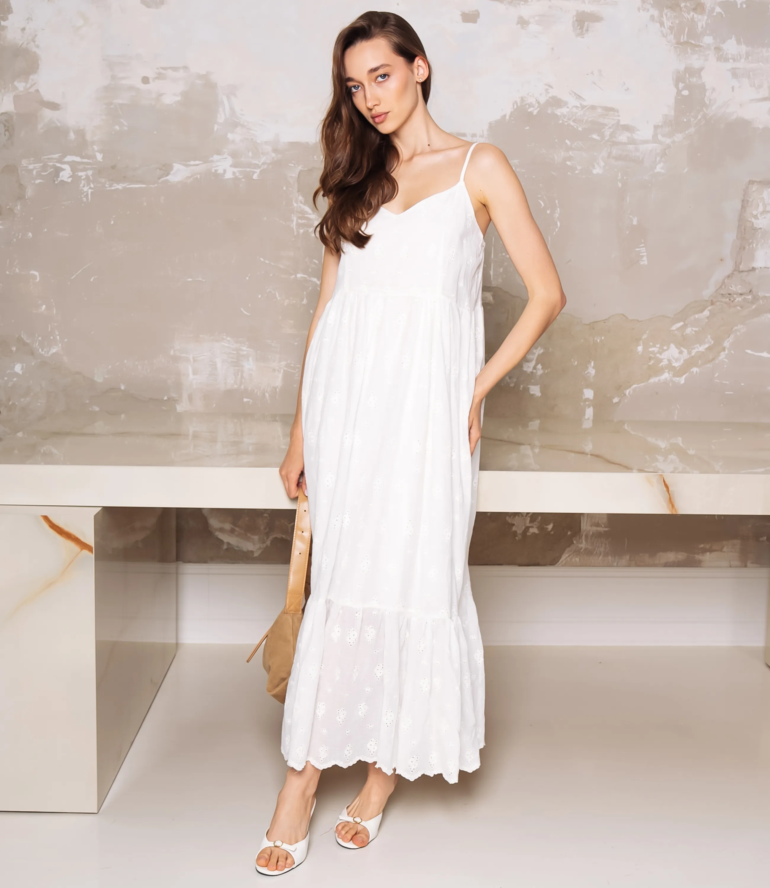 Сарафан #КТ8316 (1), белый - фото 4