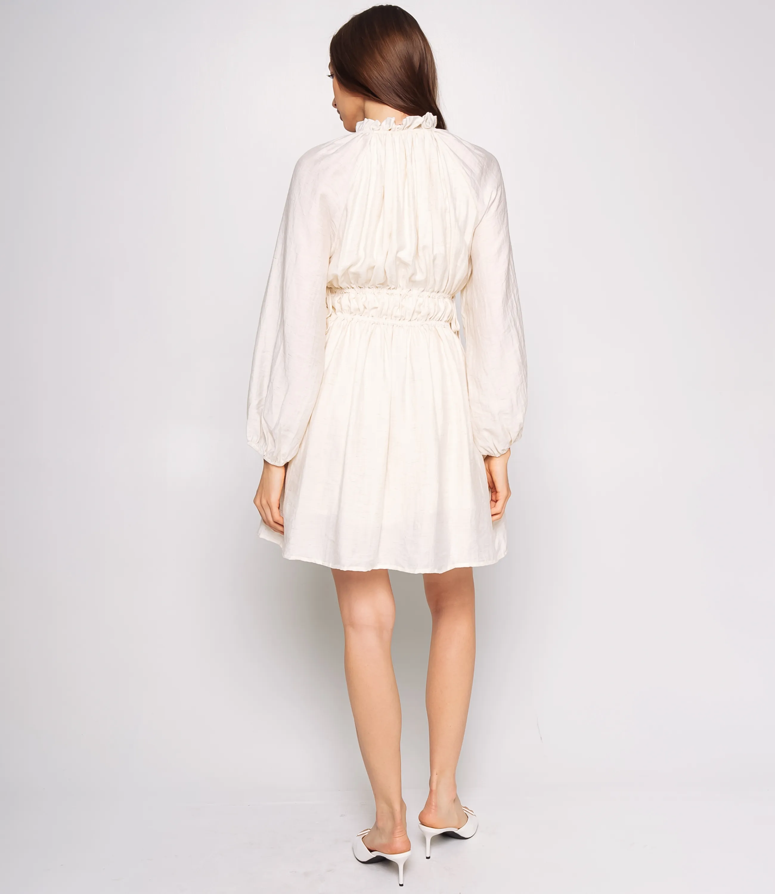 Платье #КТ1515, светло-бежевый - фото 3