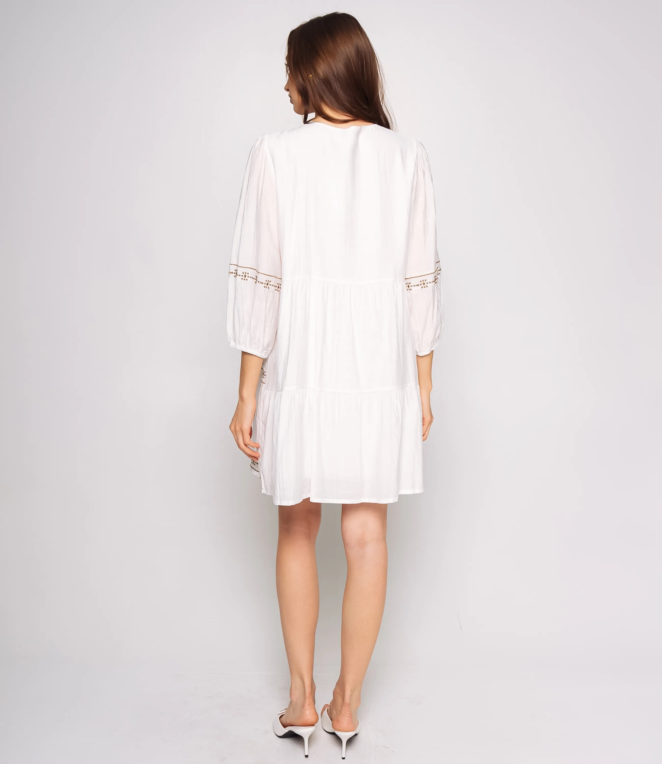 Платье #КТ88660, белый - фото 3