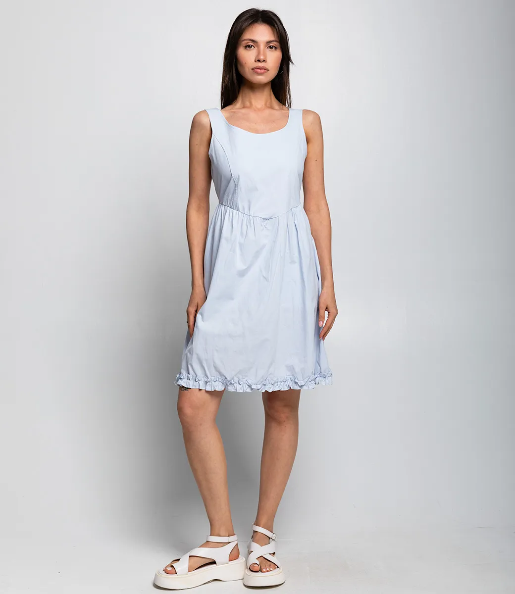 Платье #КТ6175, голубой - фото 1