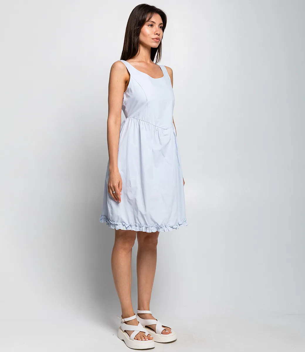 Платье #КТ6175, голубой - фото 3