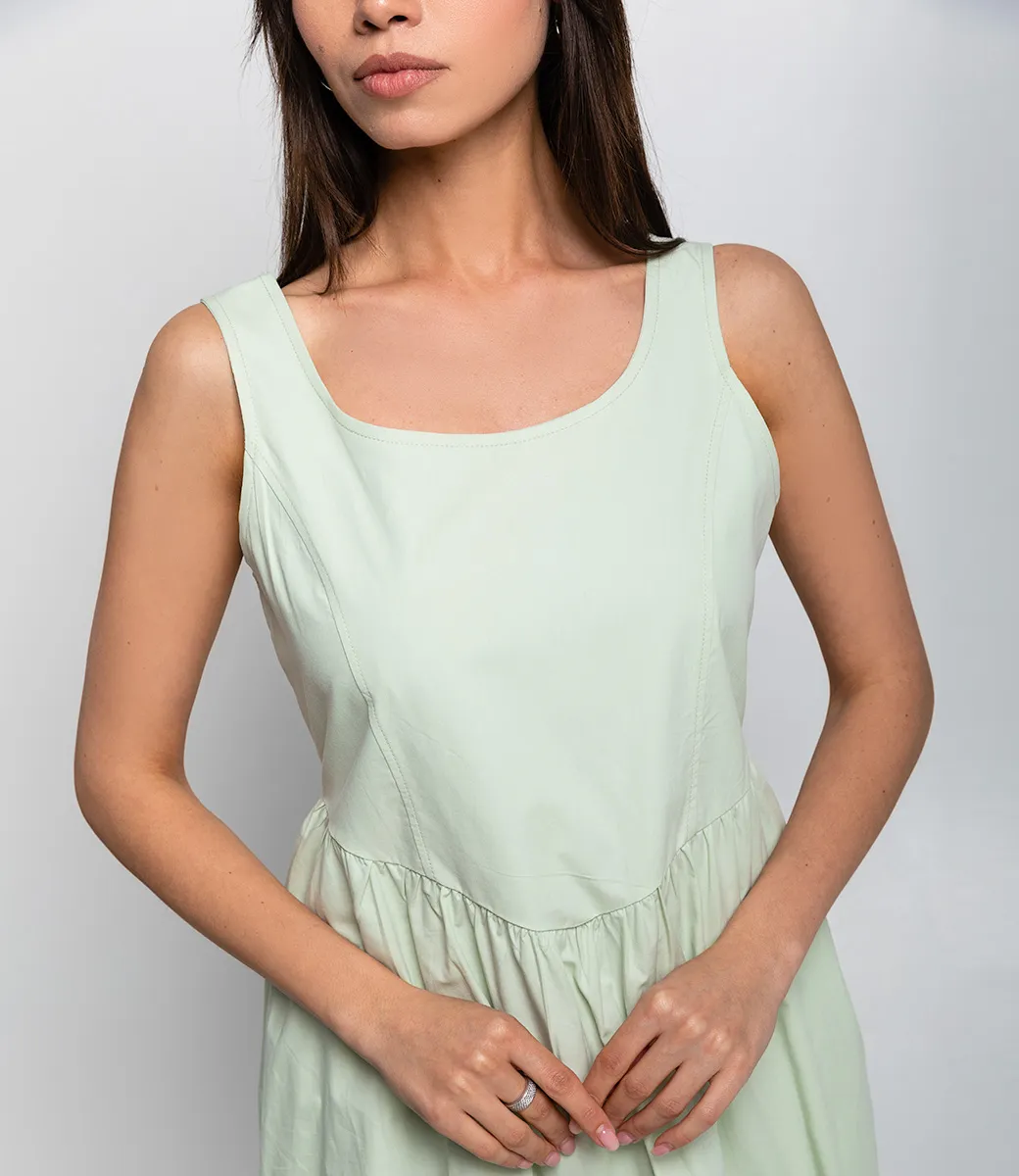 Платье #КТ6175, мята - фото 5