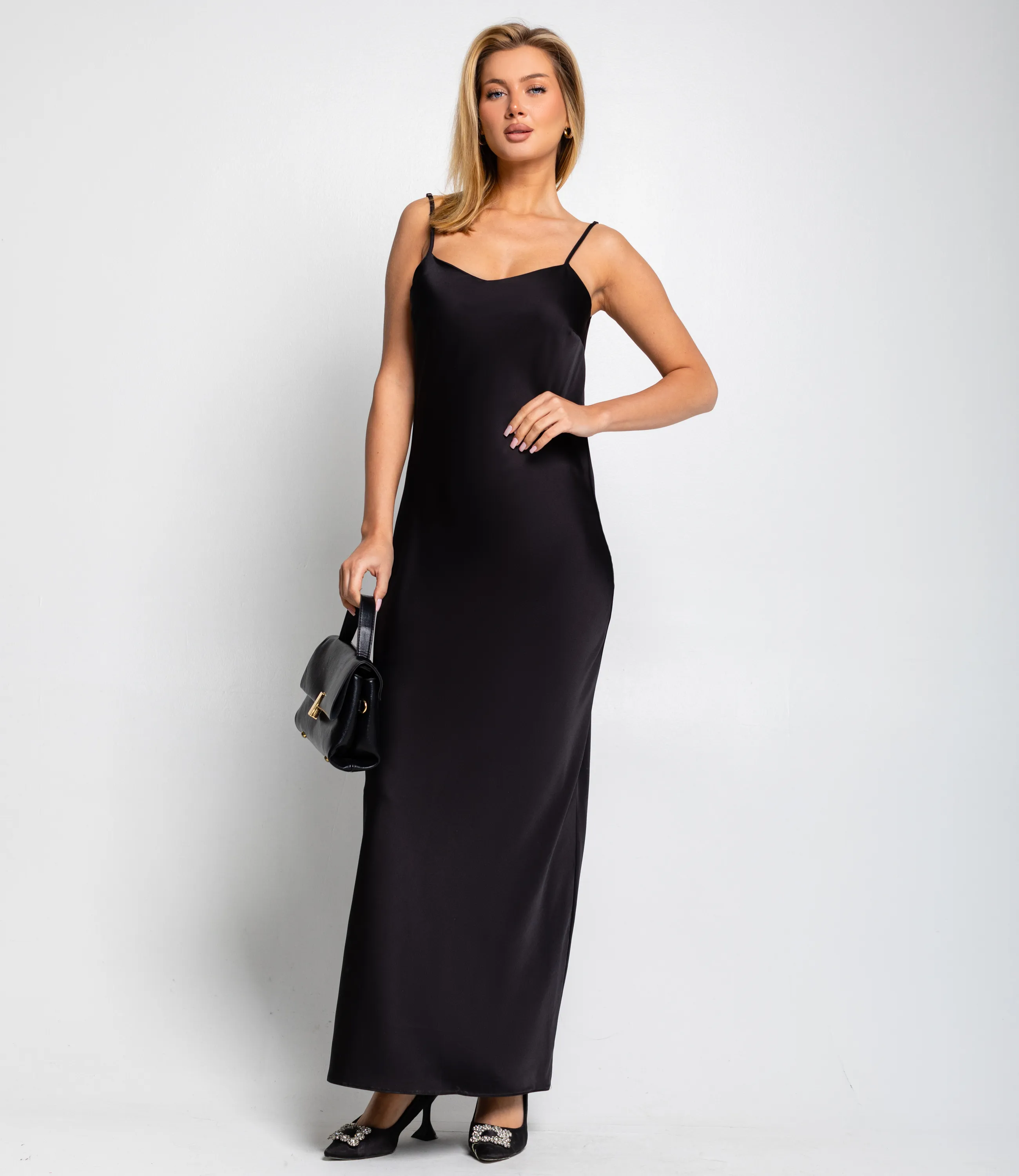 Платье #ОКТ025024, чёрный - фото 1