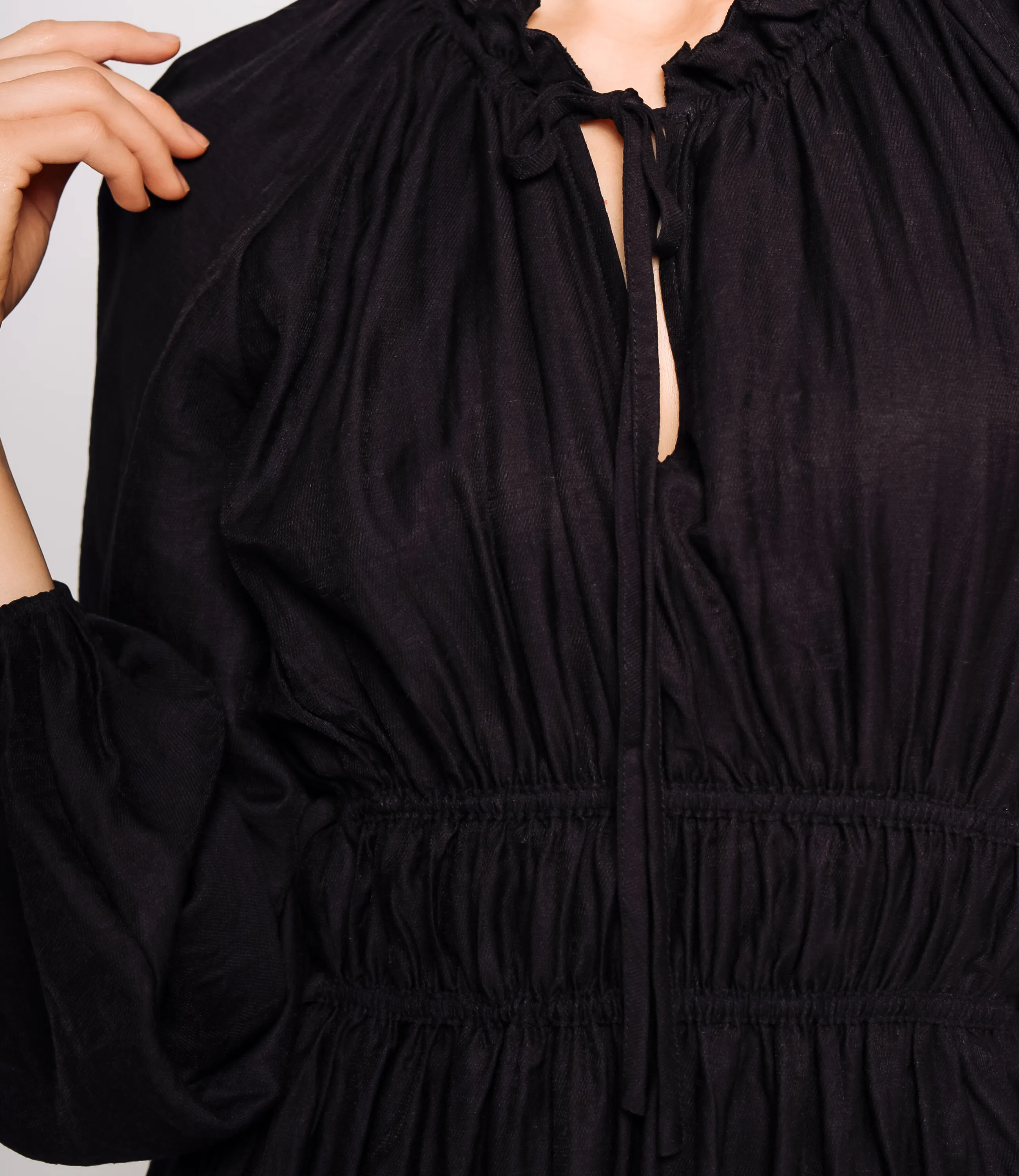 Платье #КТ1515, чёрный - фото 5