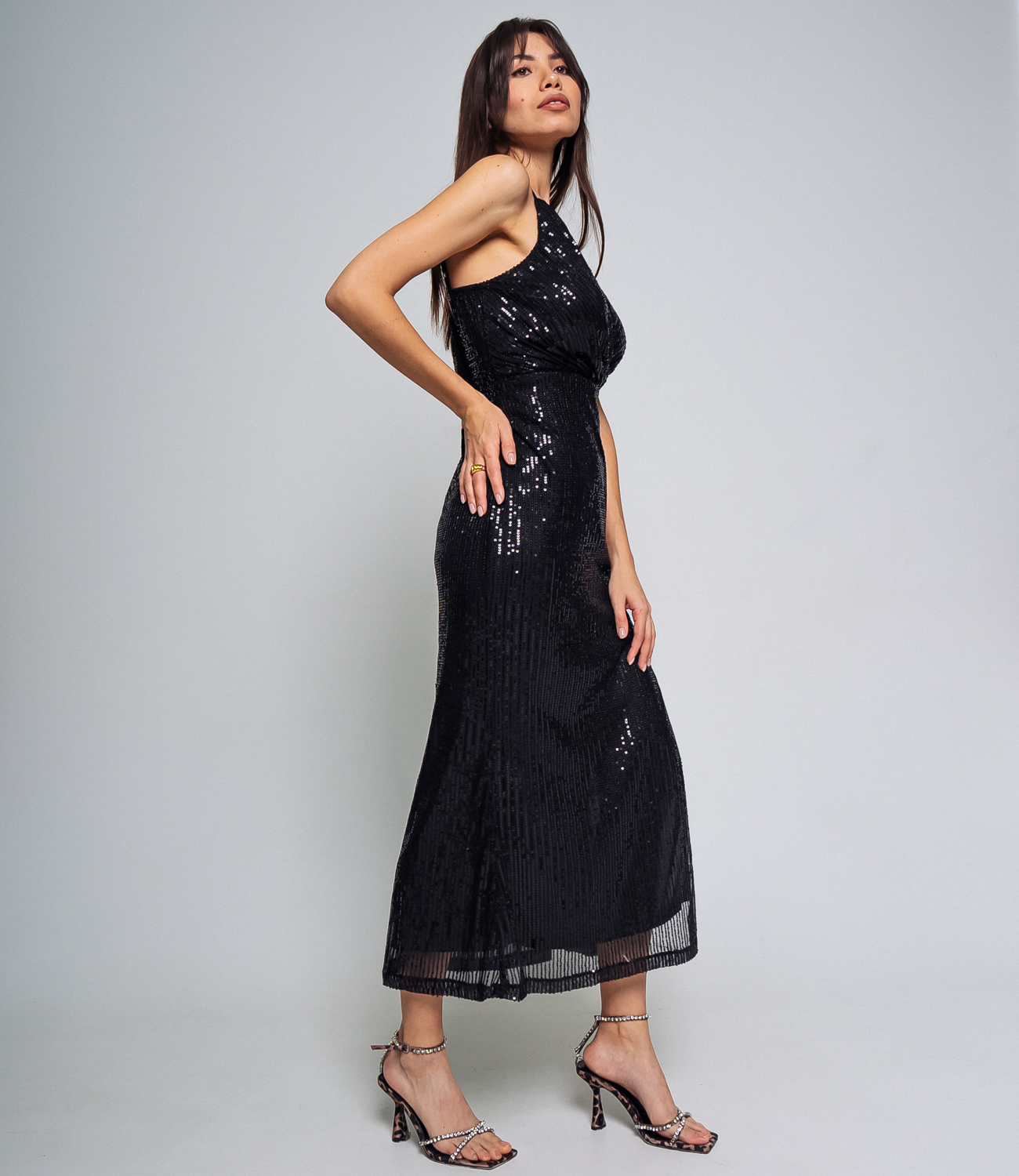 Платье #КТ1011 (5), чёрный - фото 2