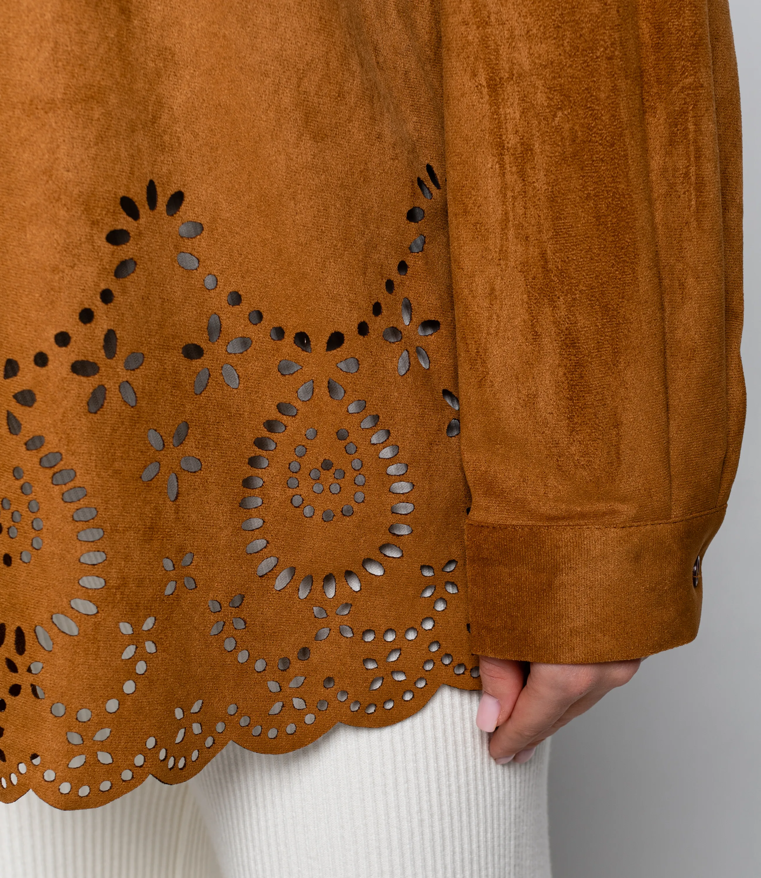 Рубашка #КТ2558, коричневый - фото 5