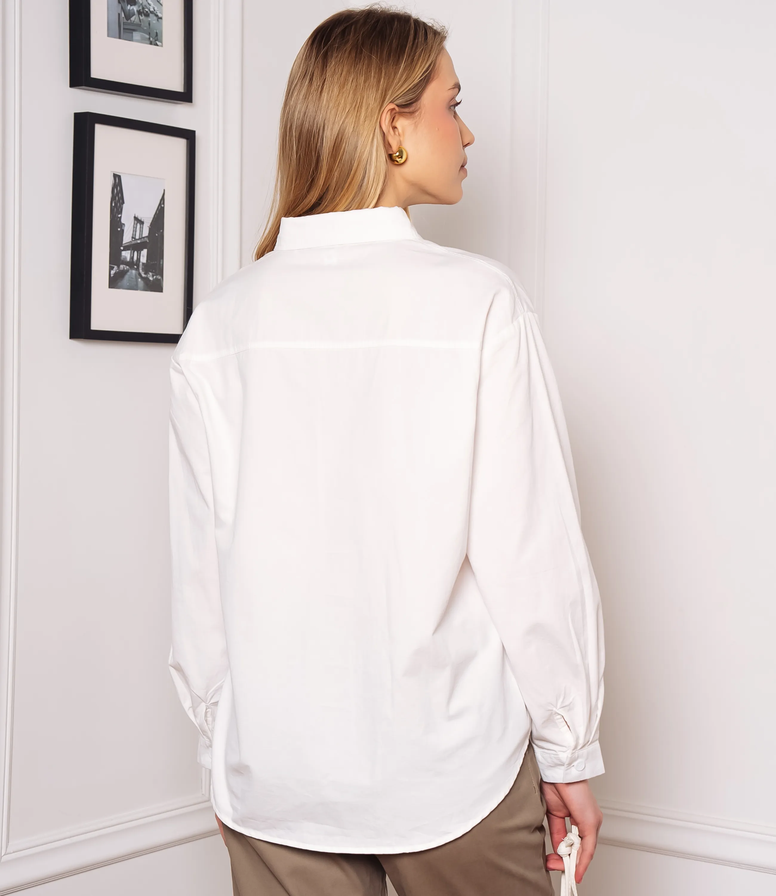 Рубашка #КТ6810 (4), белый - фото 3