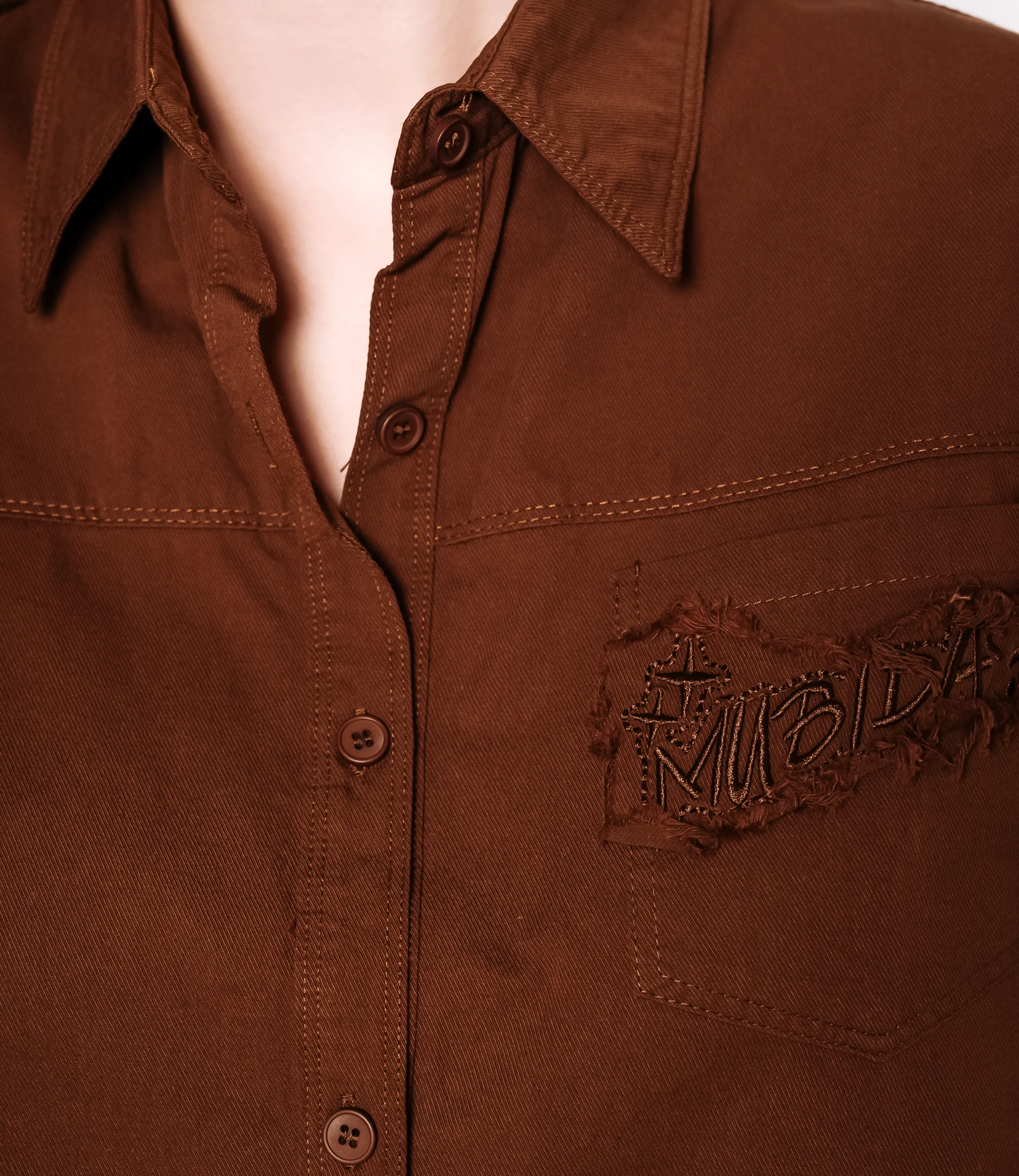 Рубашка #КТ6810 (4), шоколадный - фото 5