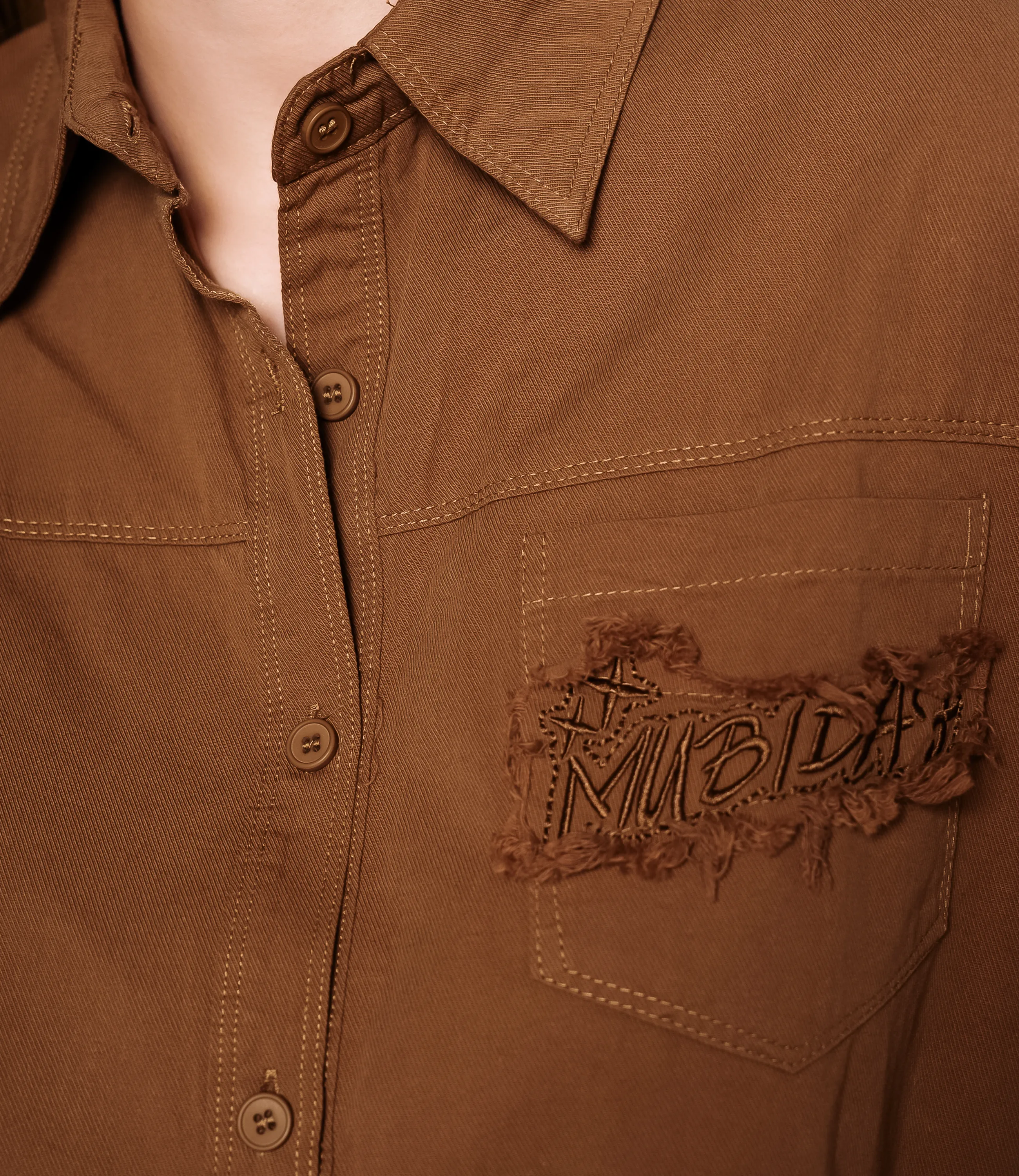 Рубашка #КТ6810 (4), хаки - фото 5