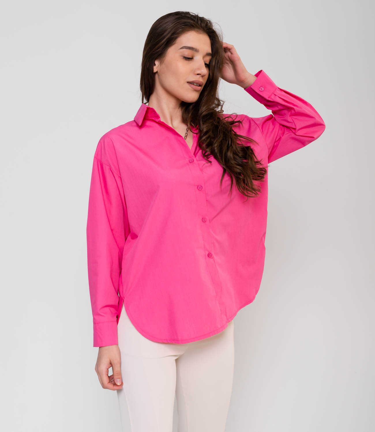 Рубашка #КТ3160 (3), розовый - фото 4
