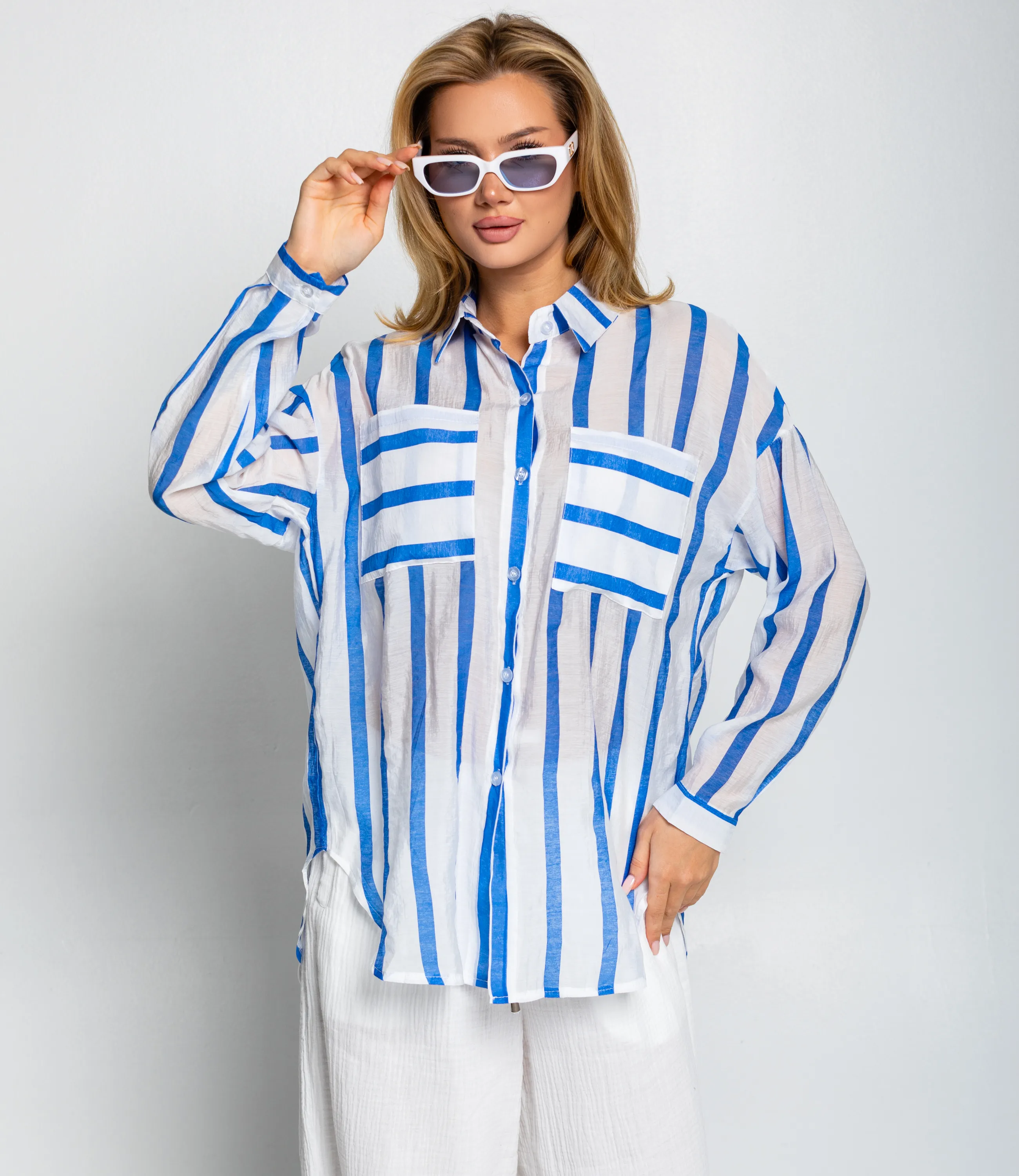 Рубашка #КТ21020 (1), синий - фото 1