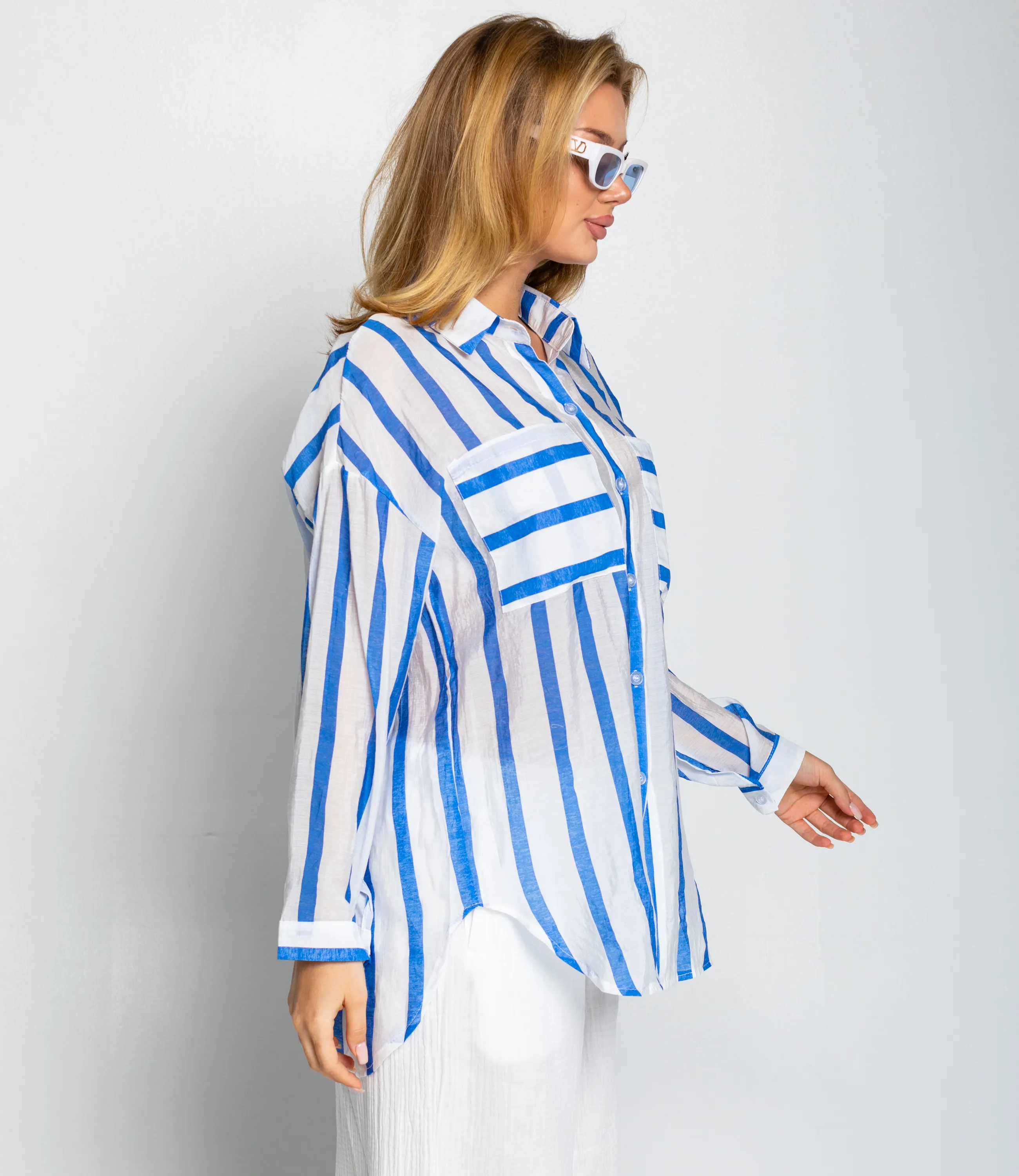 Рубашка #КТ21020 (1), синий - фото 2