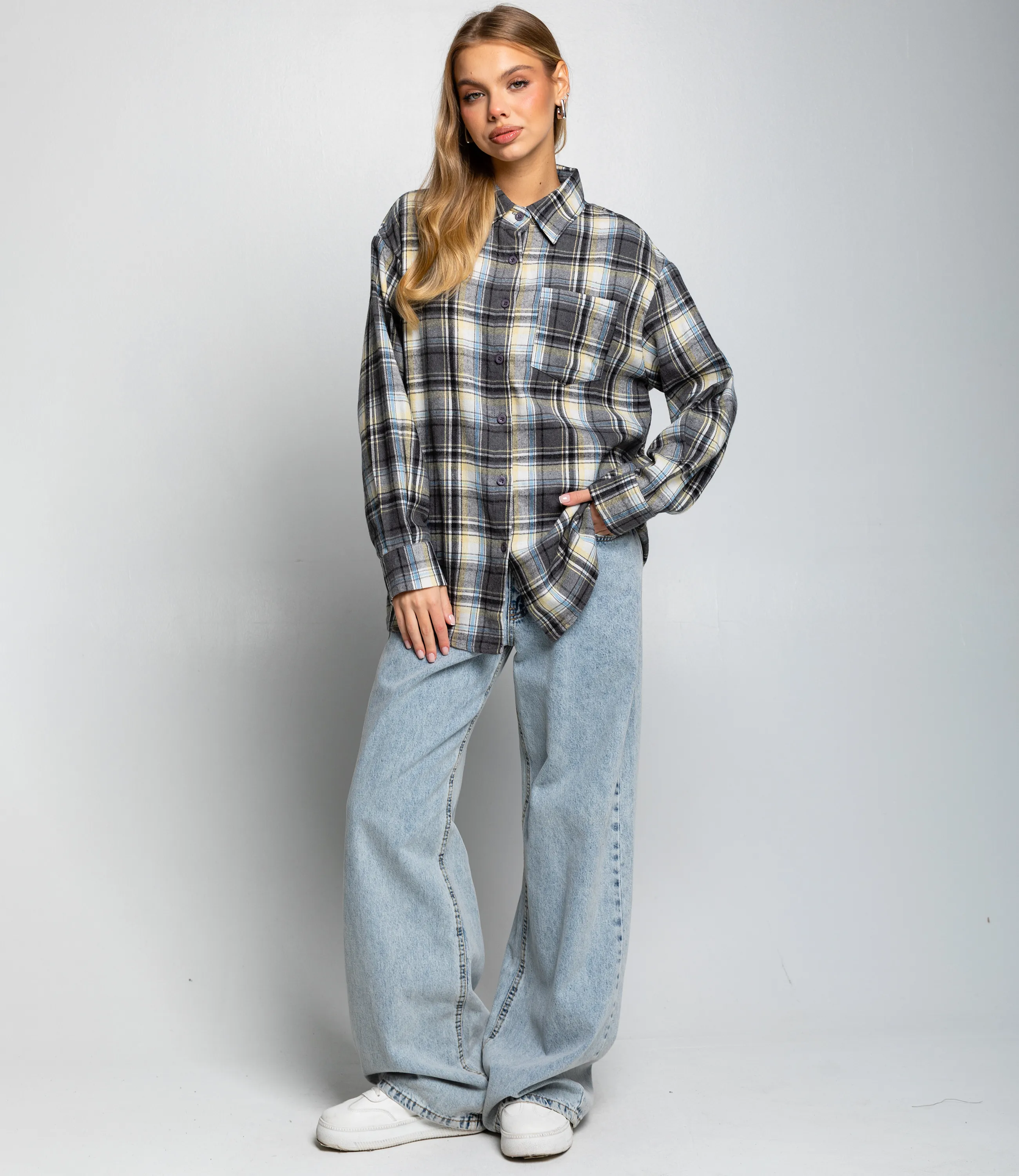 Рубашка #КТ225 (5), серый - фото 4