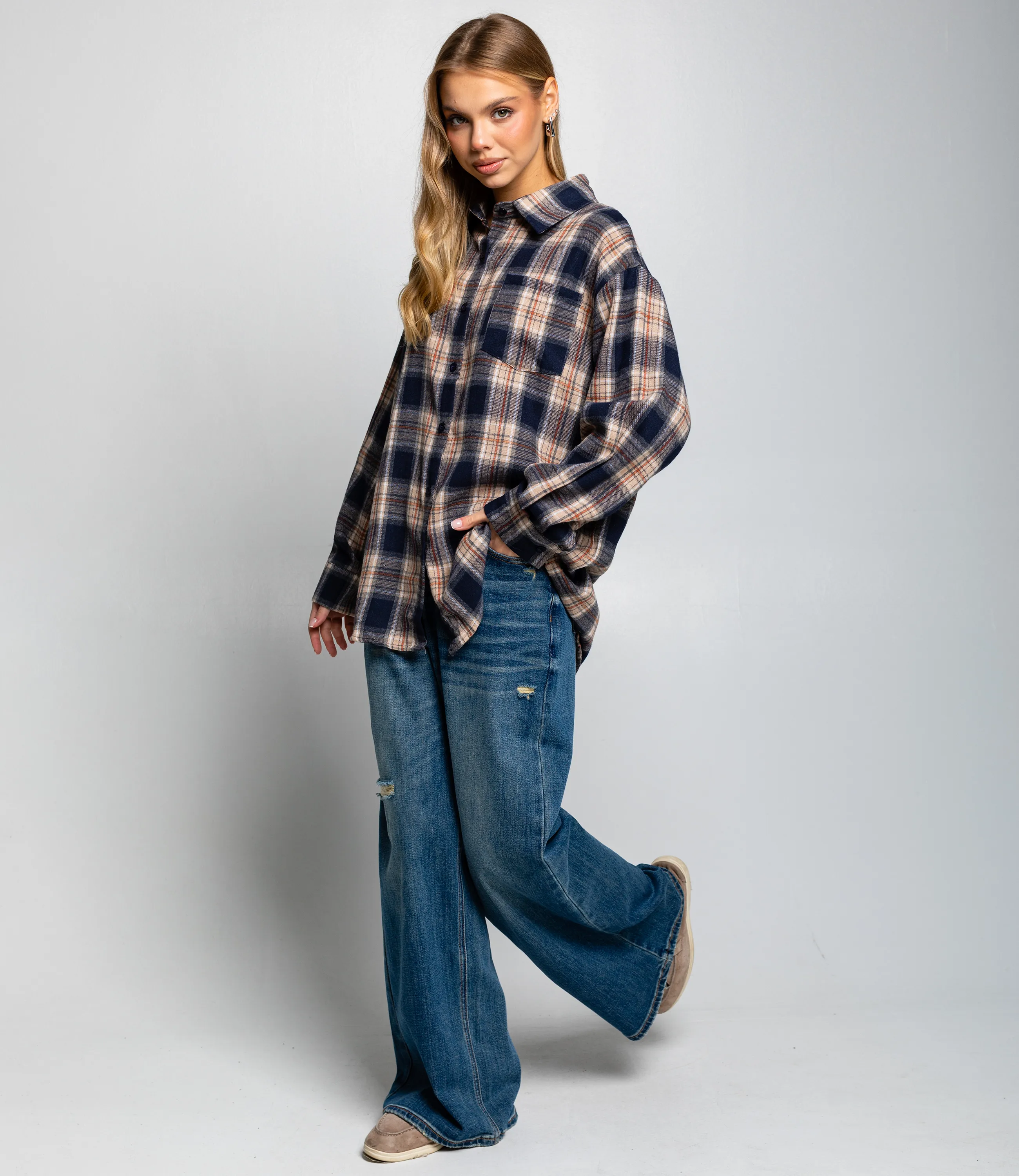 Рубашка #КТ225 (5), тёмно-синий - фото 4