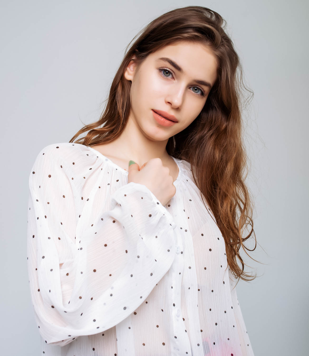 Блузка #КТ6323, белый - фото 5