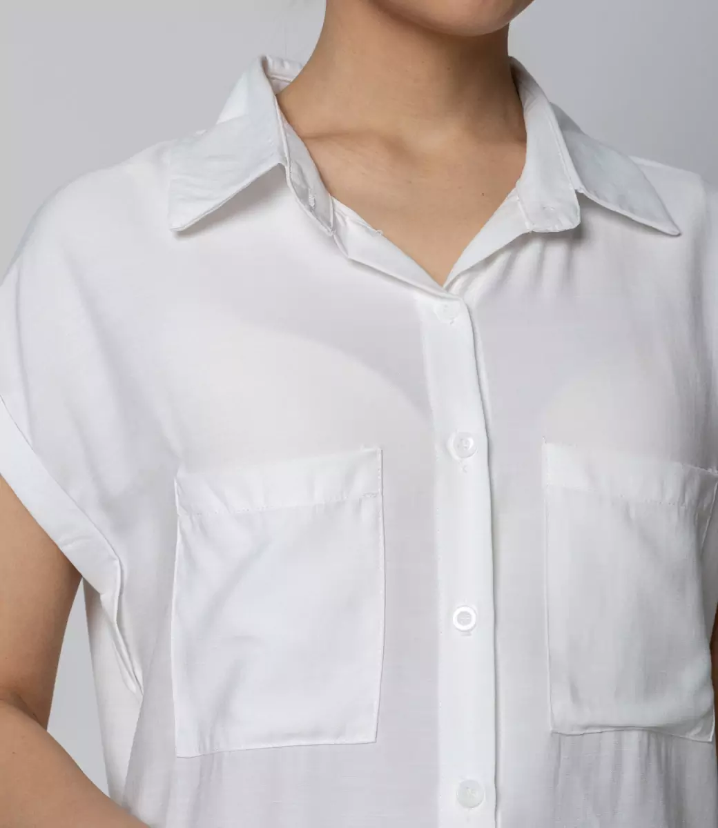 Рубашка #КТ6122, белый - фото 5