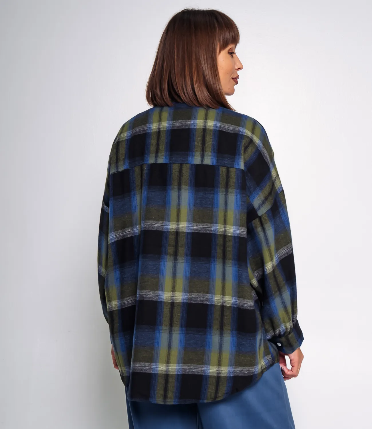 Рубашка #КТ23830, синий - фото 3