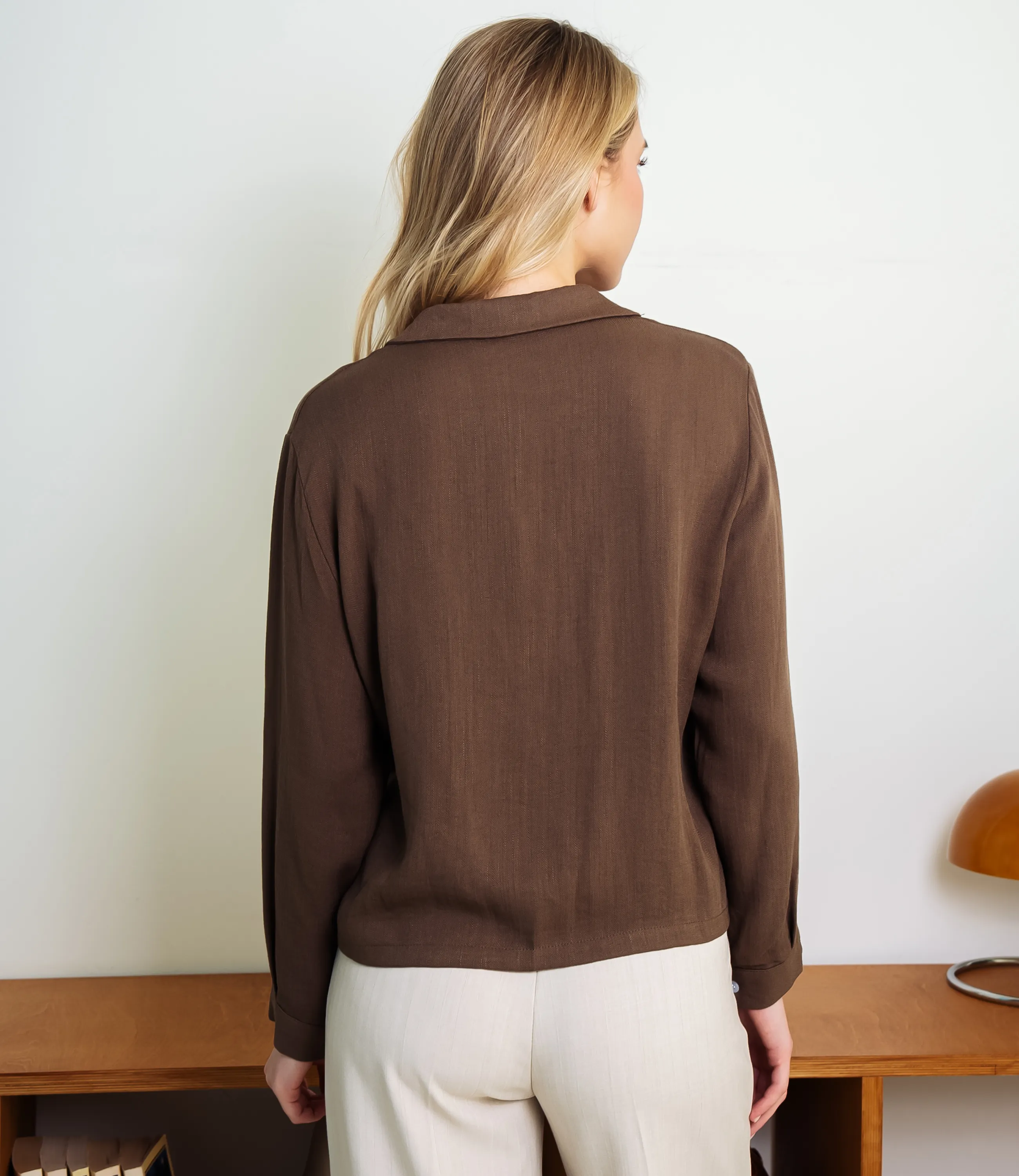 Рубашка #КТ9025 (3), тёмный хаки - фото 3