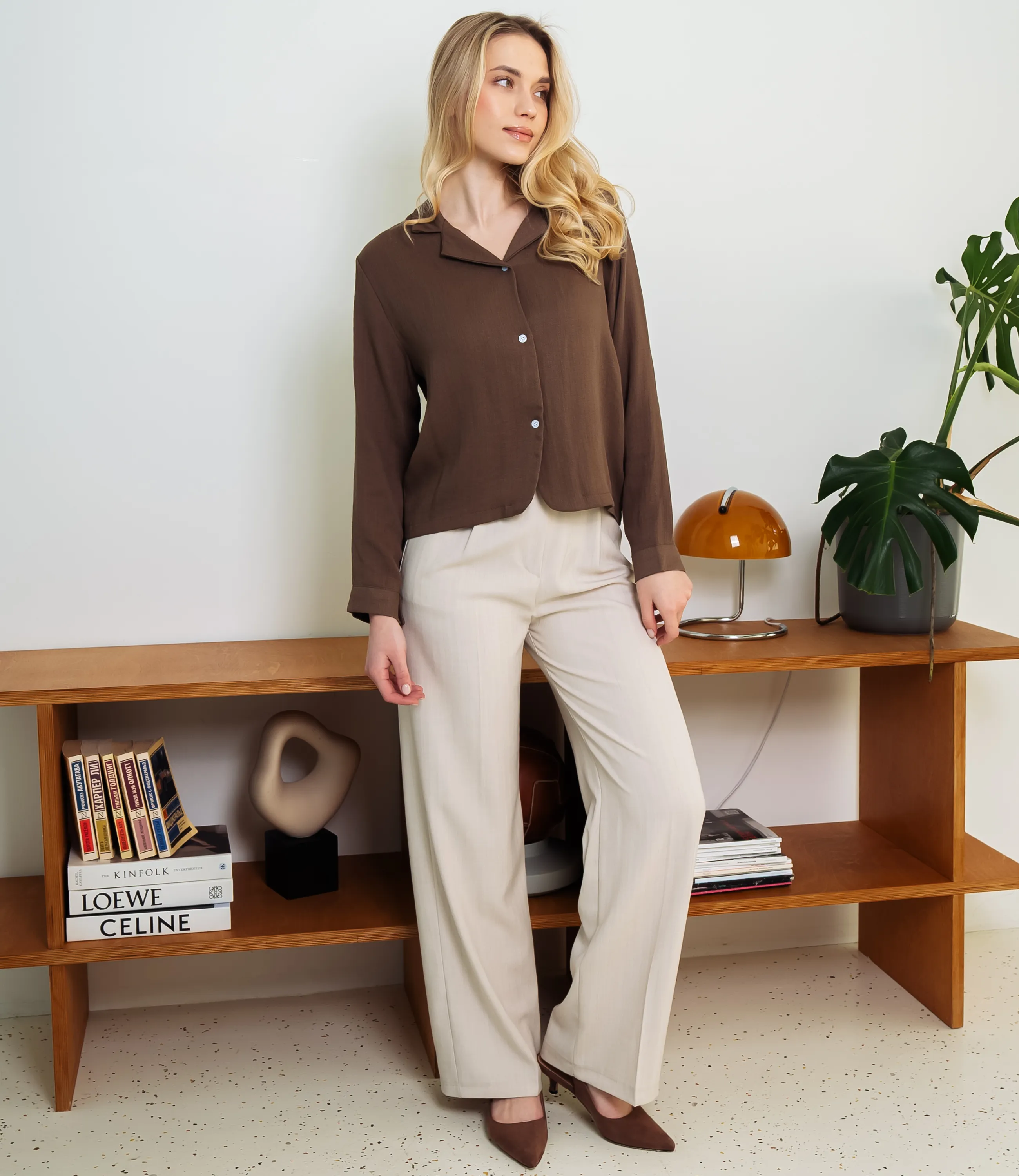 Рубашка #КТ9025 (3), тёмный хаки - фото 4