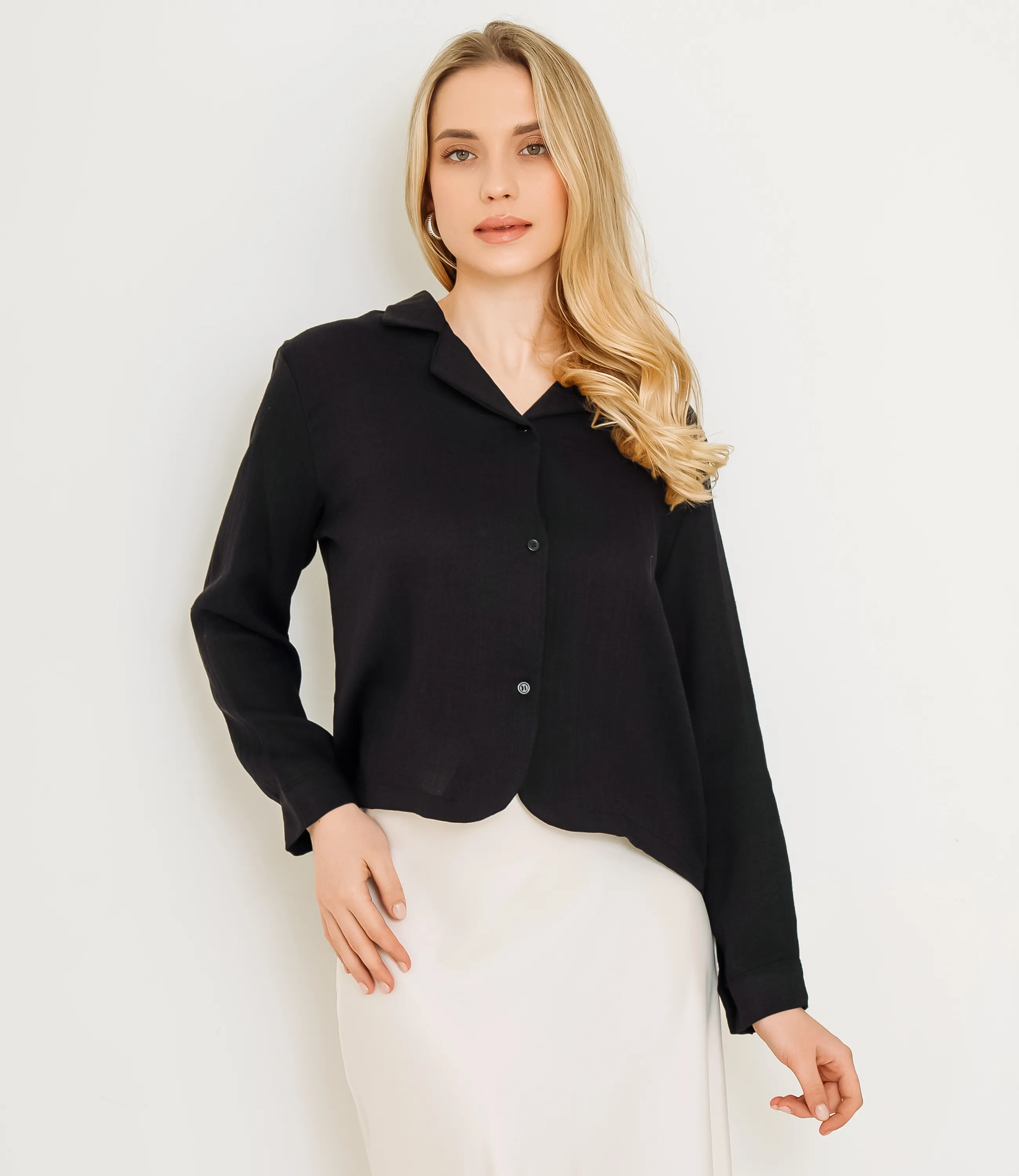 Рубашка #КТ9025 (3), чёрный - фото 1