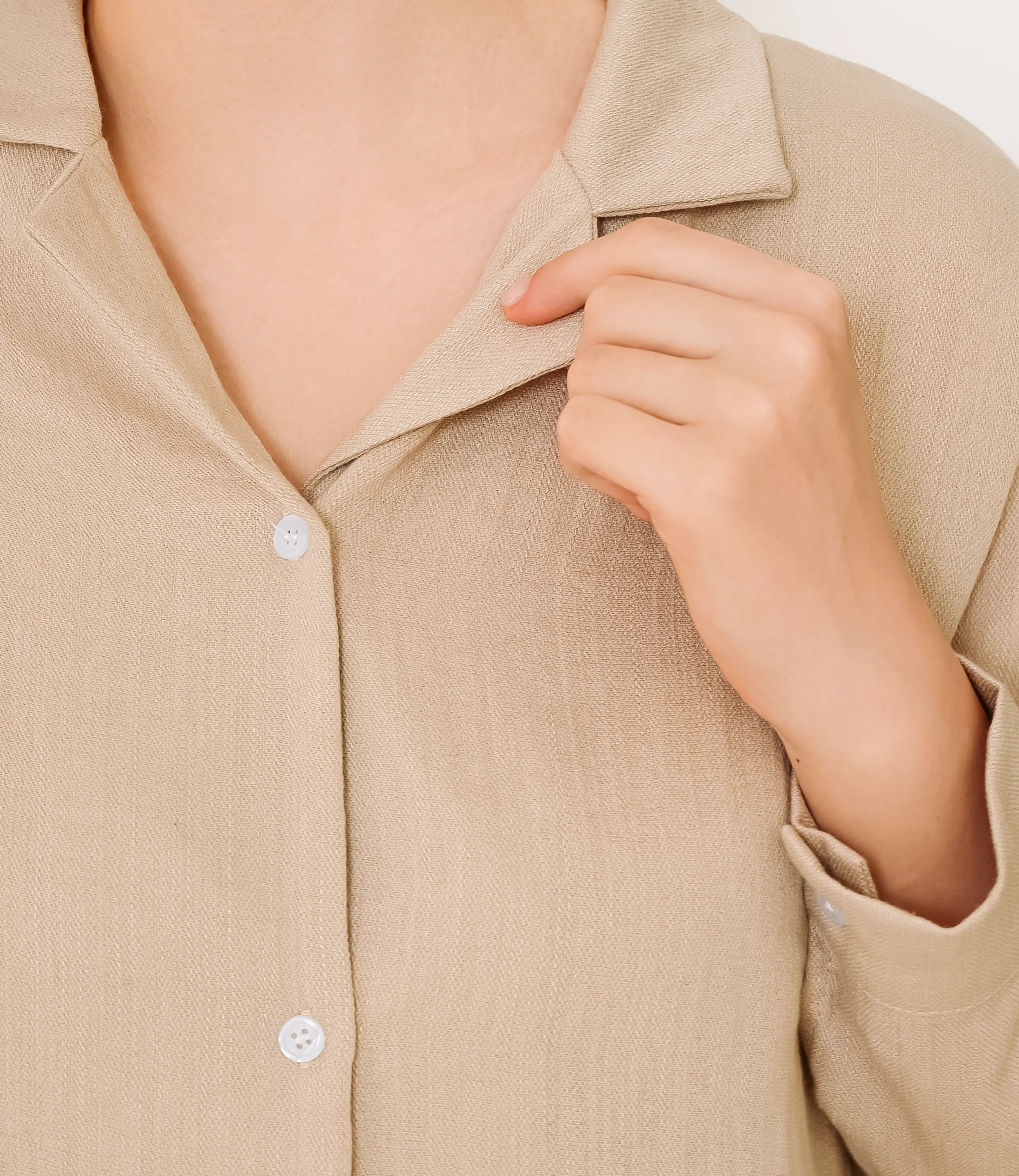 Рубашка #КТ9025 (3), бежевый - фото 5