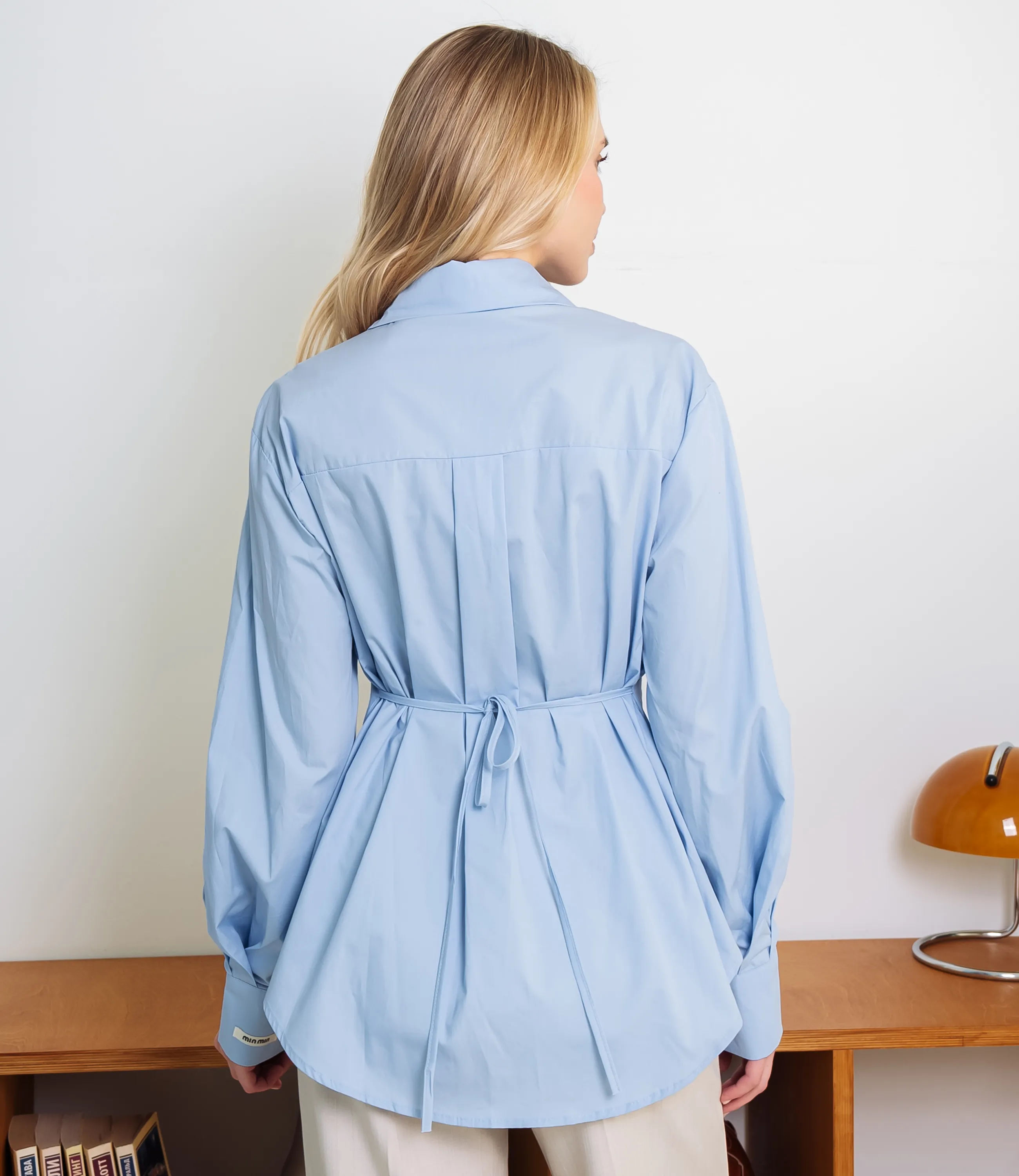 Рубашка #КТ3696, голубой - фото 3