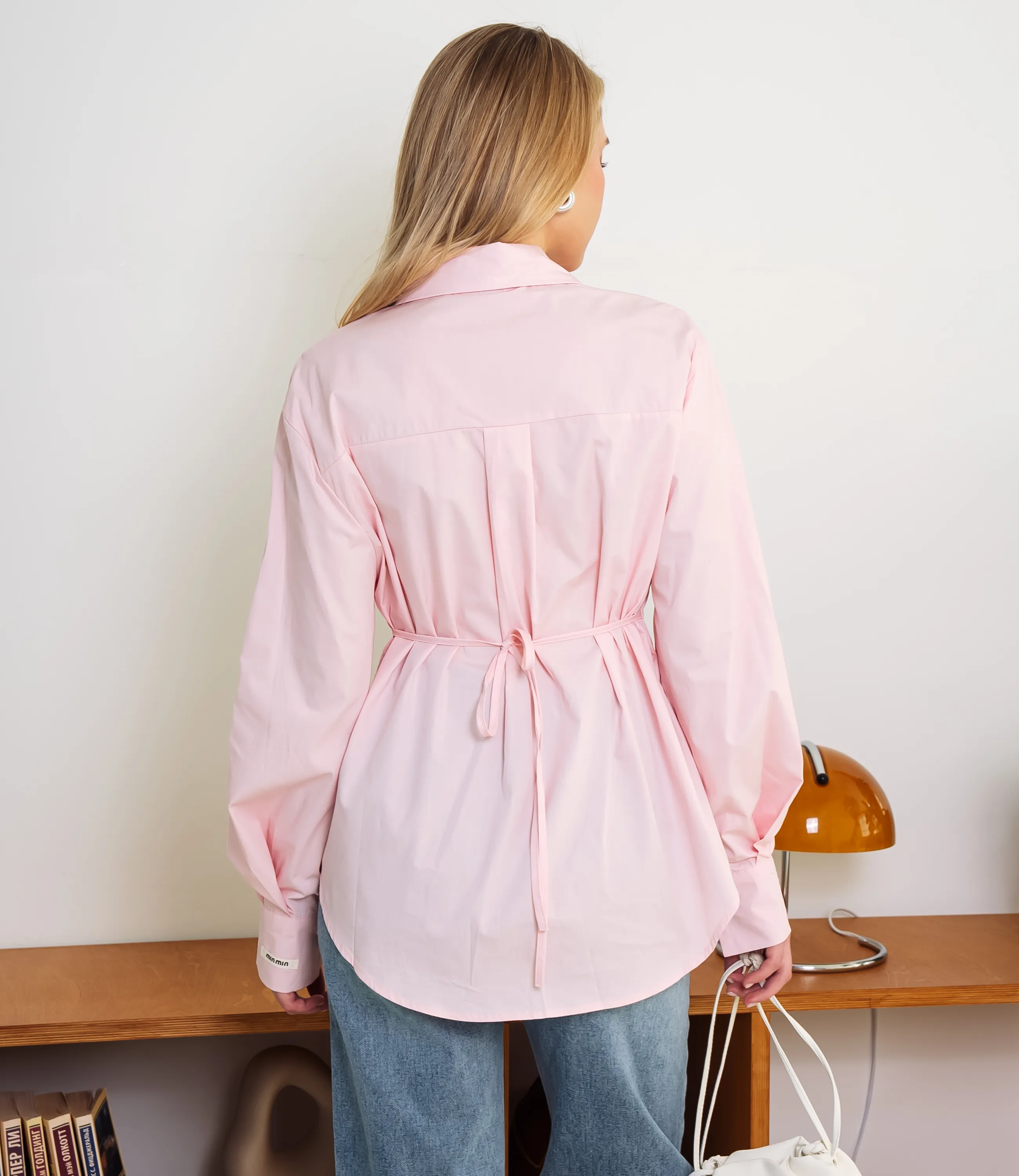 Рубашка #КТ3696, розовый - фото 3