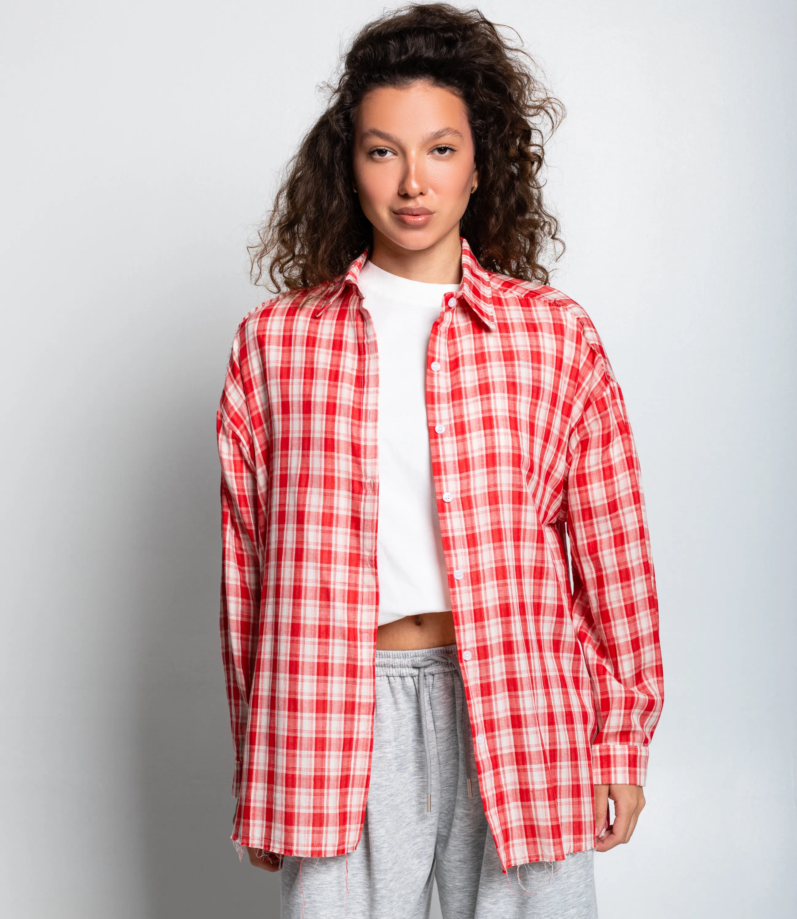 Рубашка #КТ2357 (3), красный - фото 1