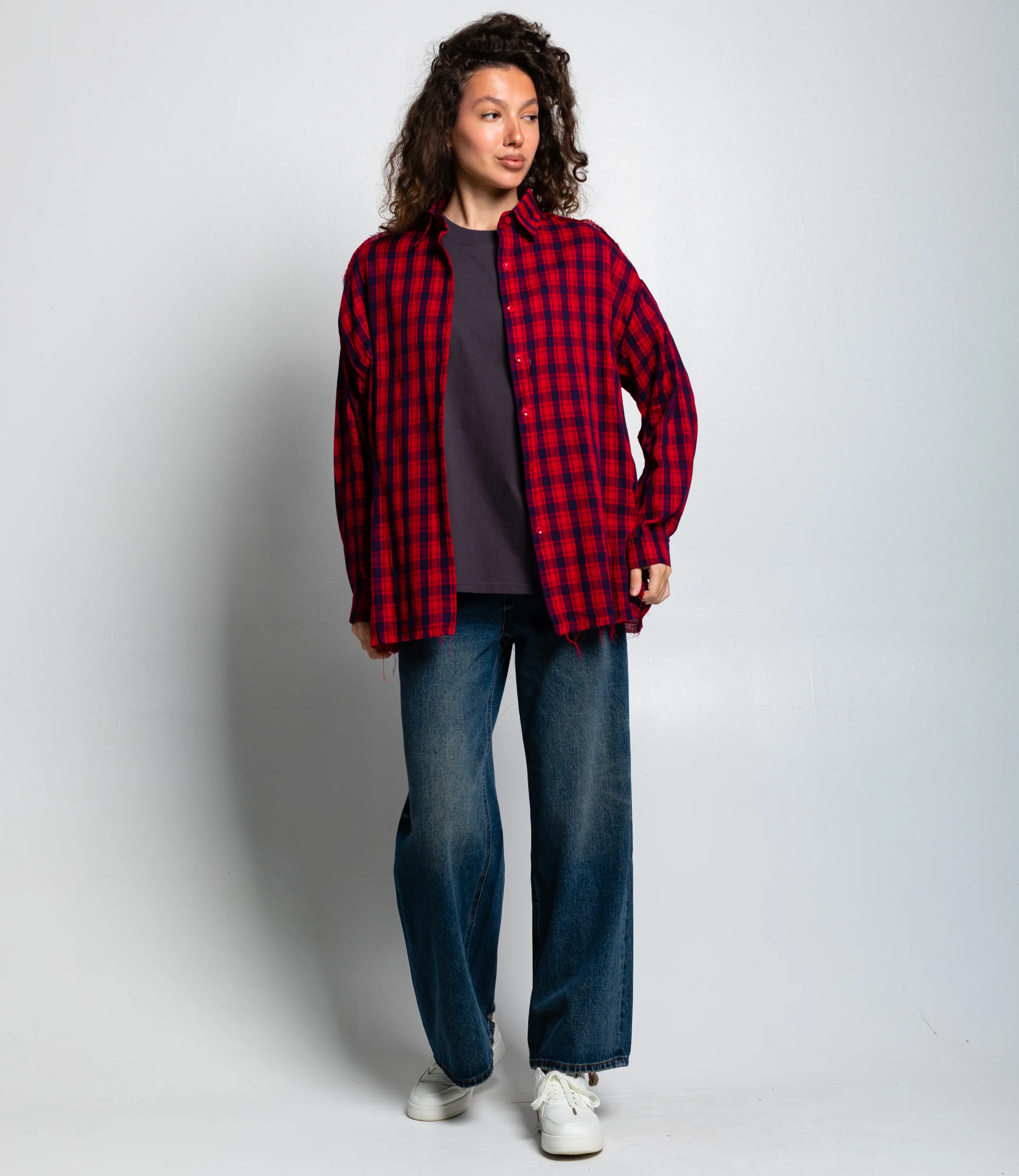 Рубашка #КТ2357 (3), синий/красный - фото 4