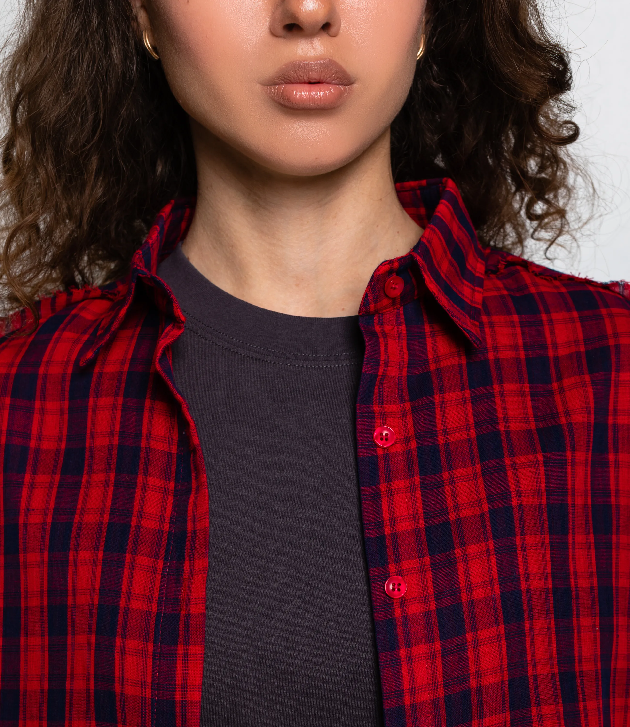 Рубашка #КТ2357 (3), синий/красный - фото 5