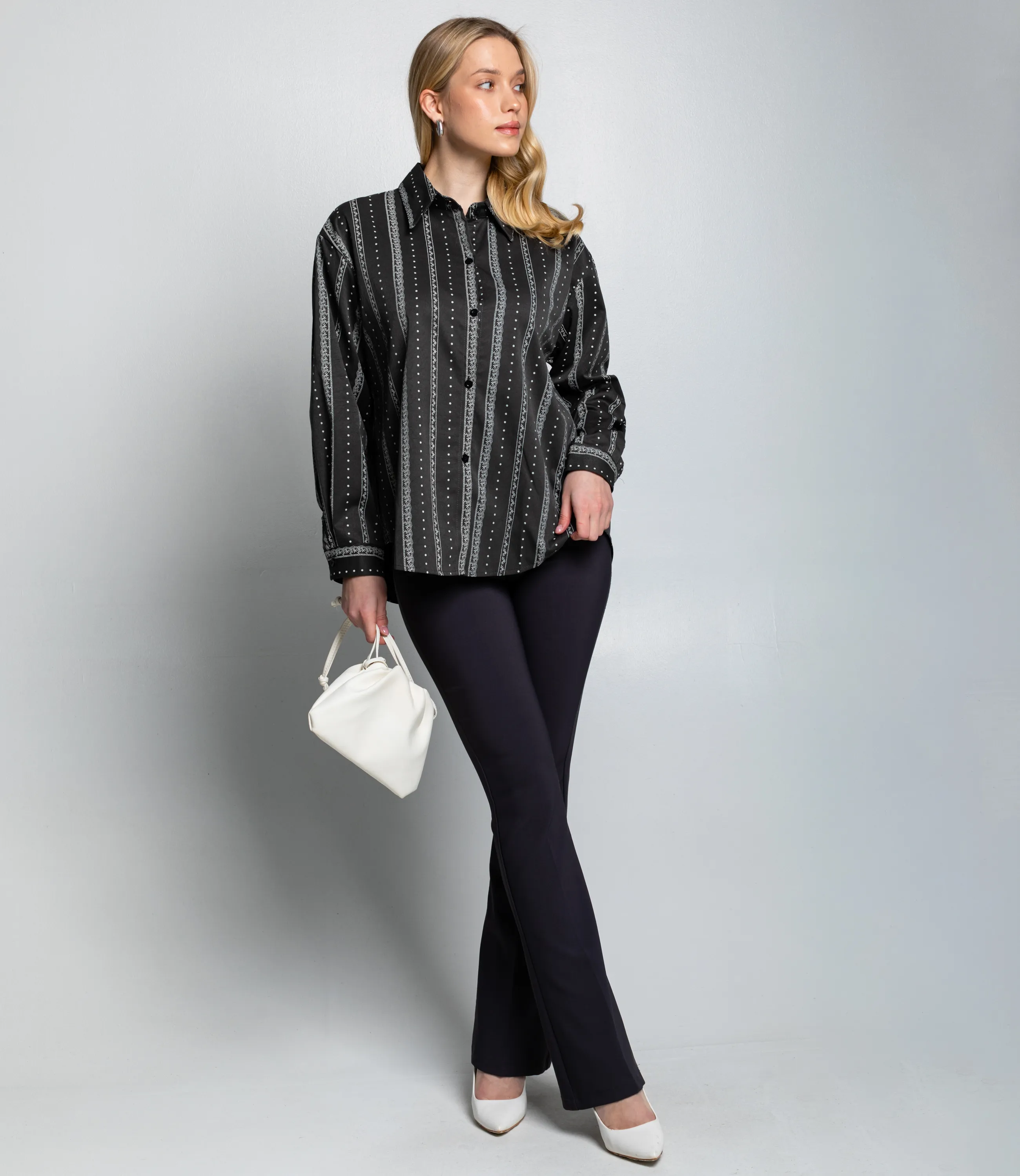 Рубашка #КТ129 (1), графит - фото 4