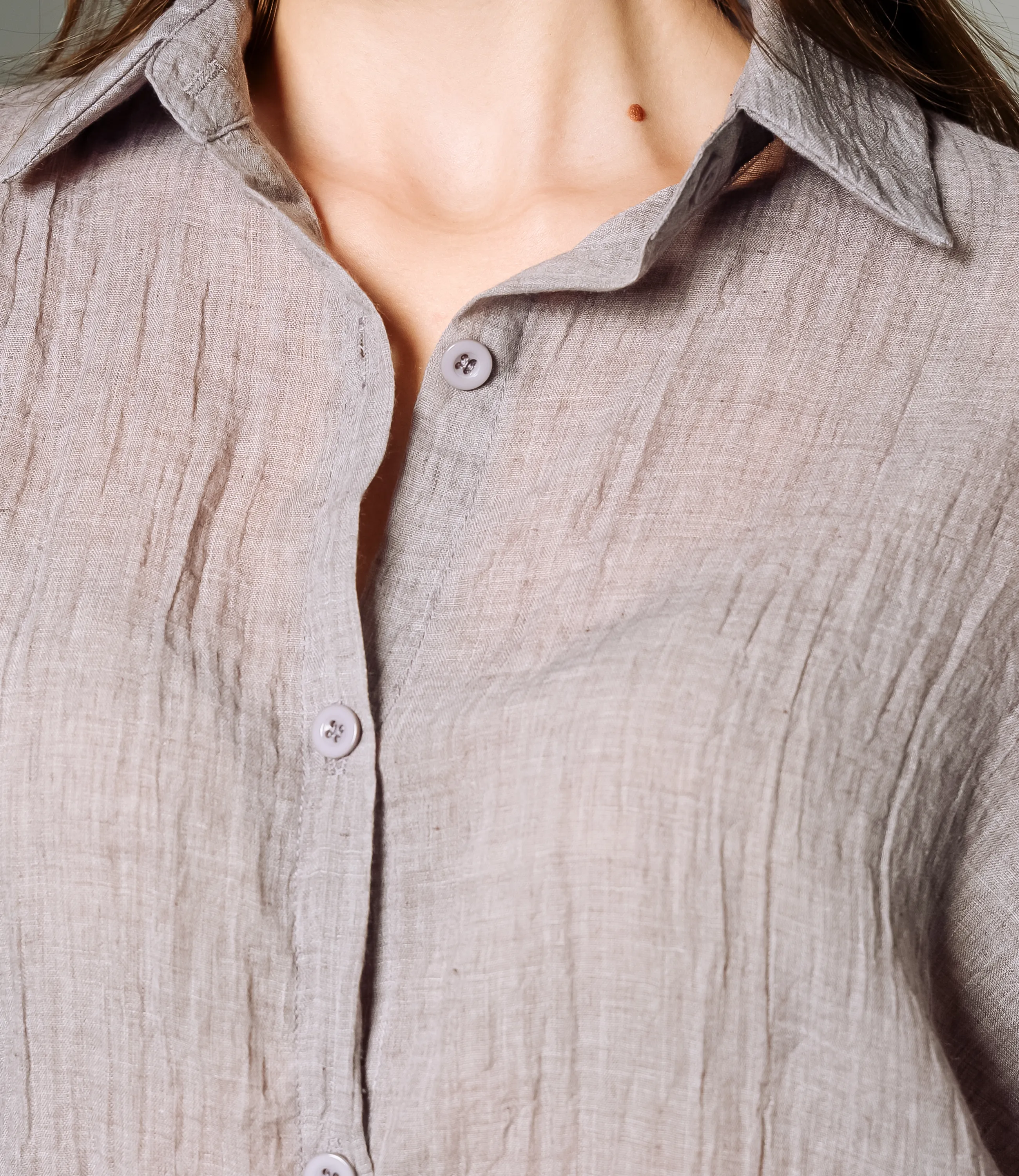 Рубашка #ОКТ115002, серый - фото 5