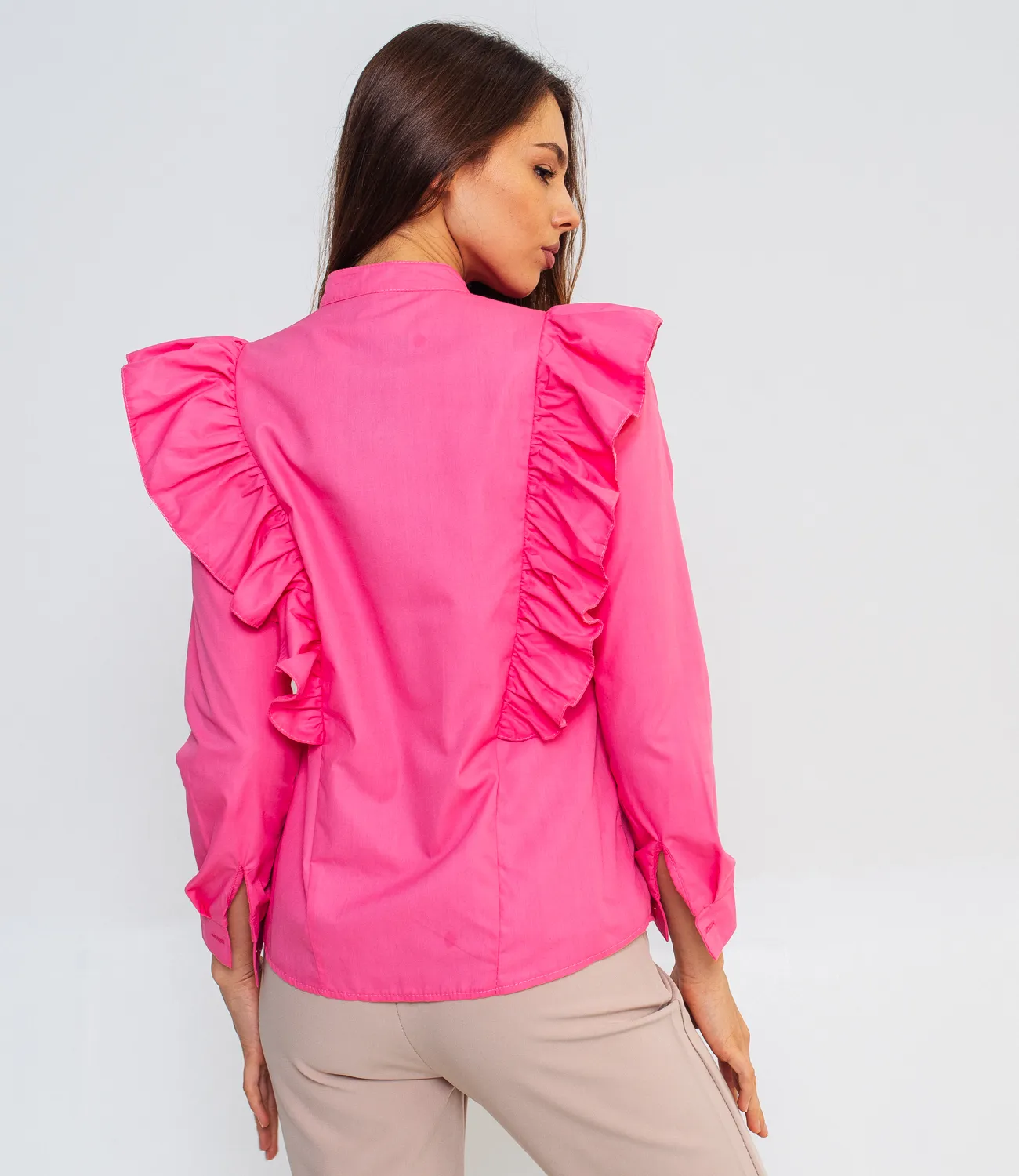Рубашка #ОБШ1593, розовый - фото 2