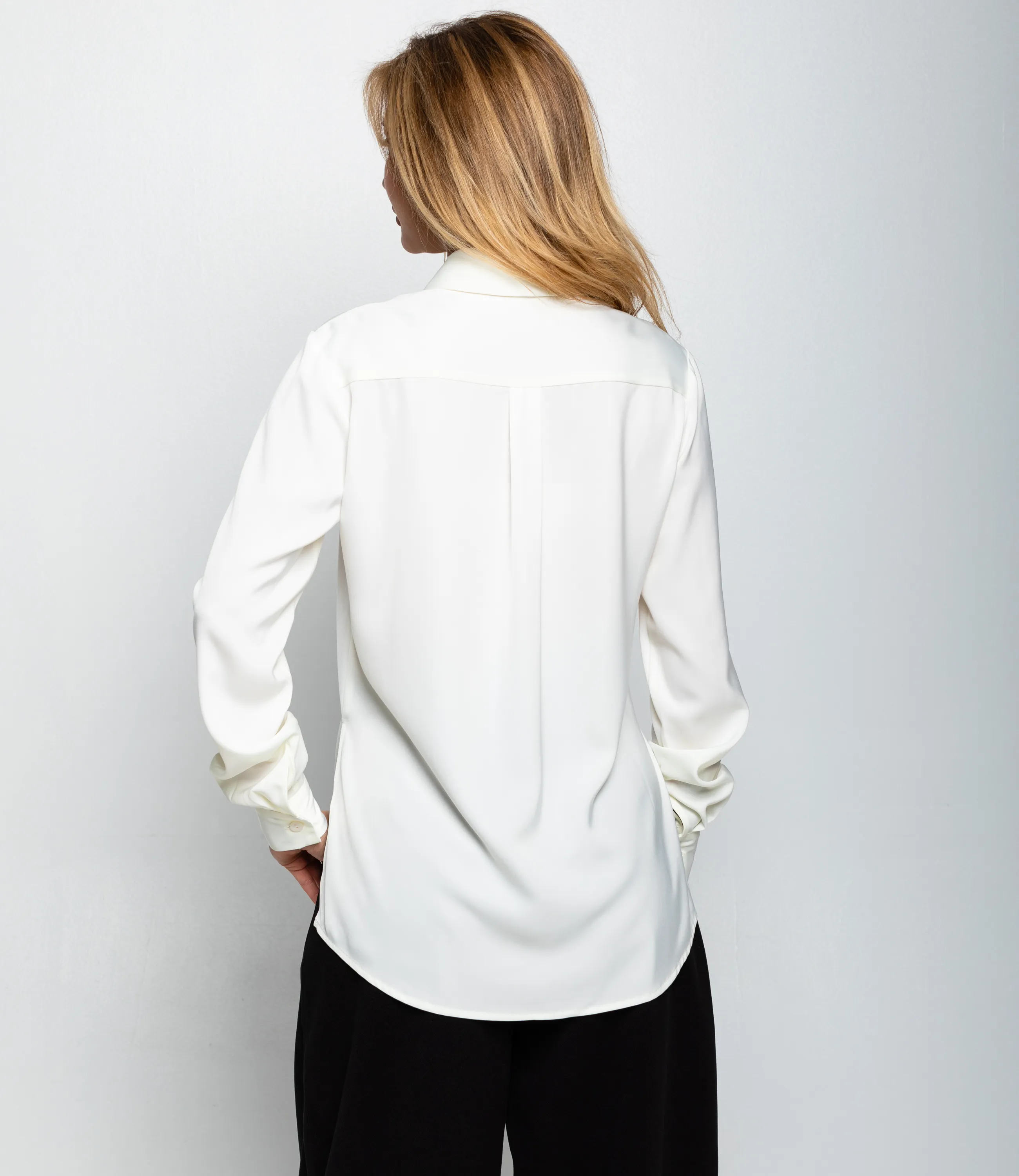 Блуза #1В2321, молоко - фото 3