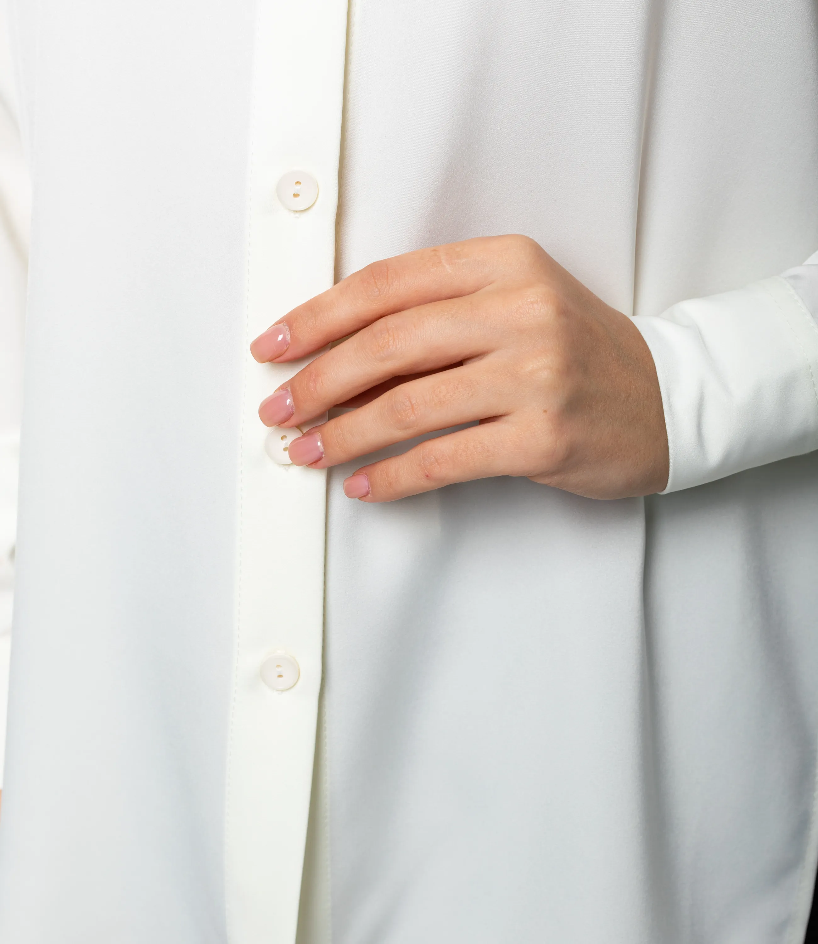 Блуза #1В2321, молоко - фото 5