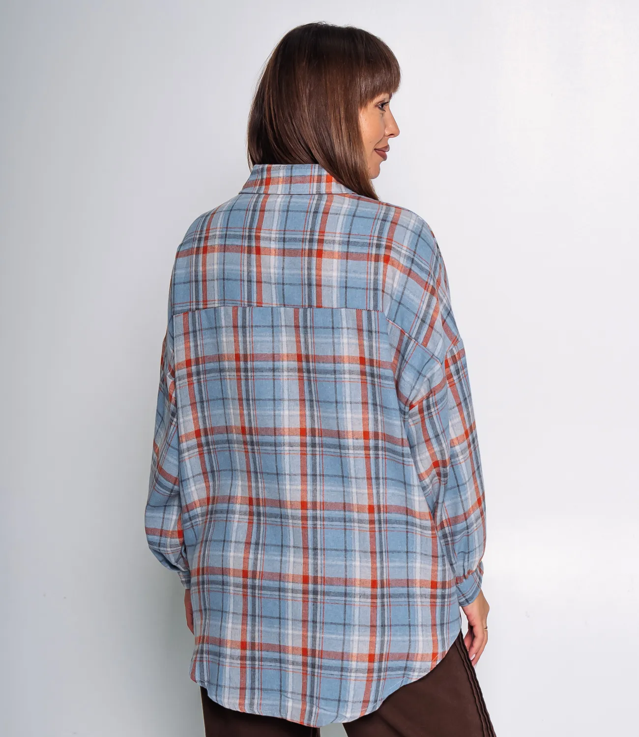 Рубашка #КТ99305, голубой - фото 3