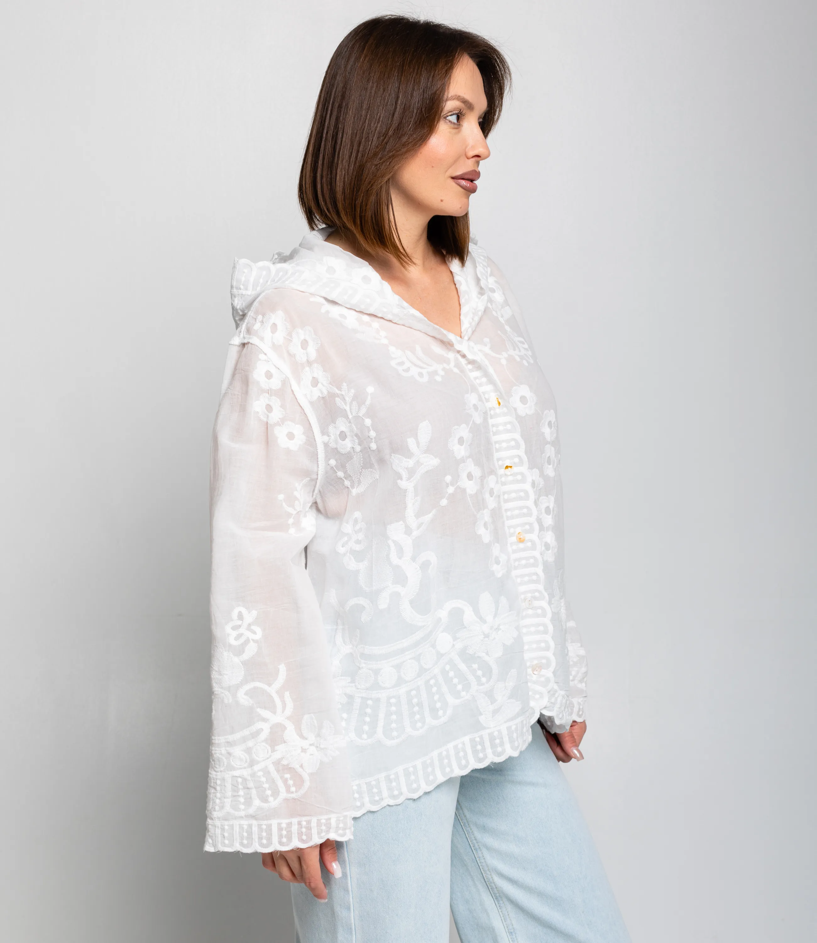 Рубашка #КТ803 (9), белый - фото 2