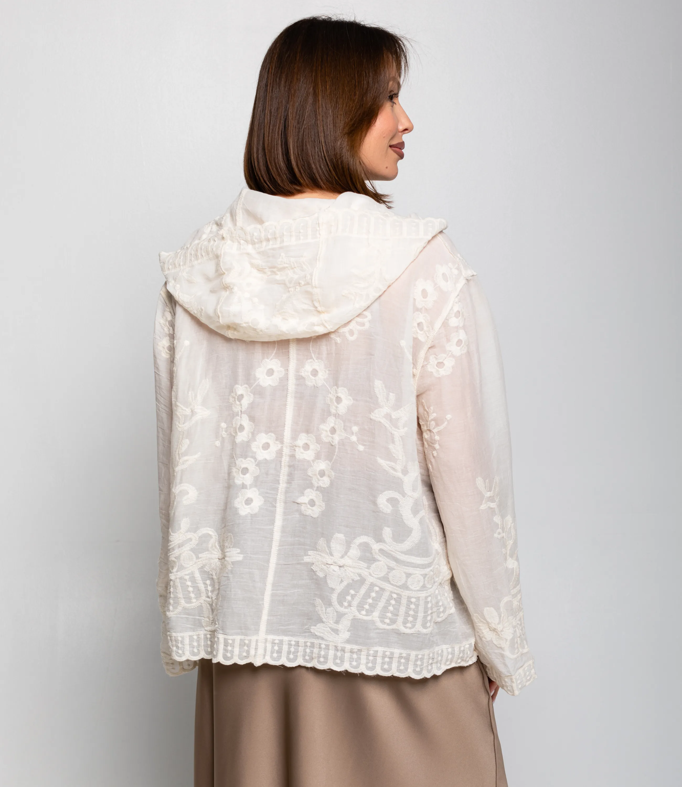 Рубашка #КТ803 (9), светло-бежевый - фото 3