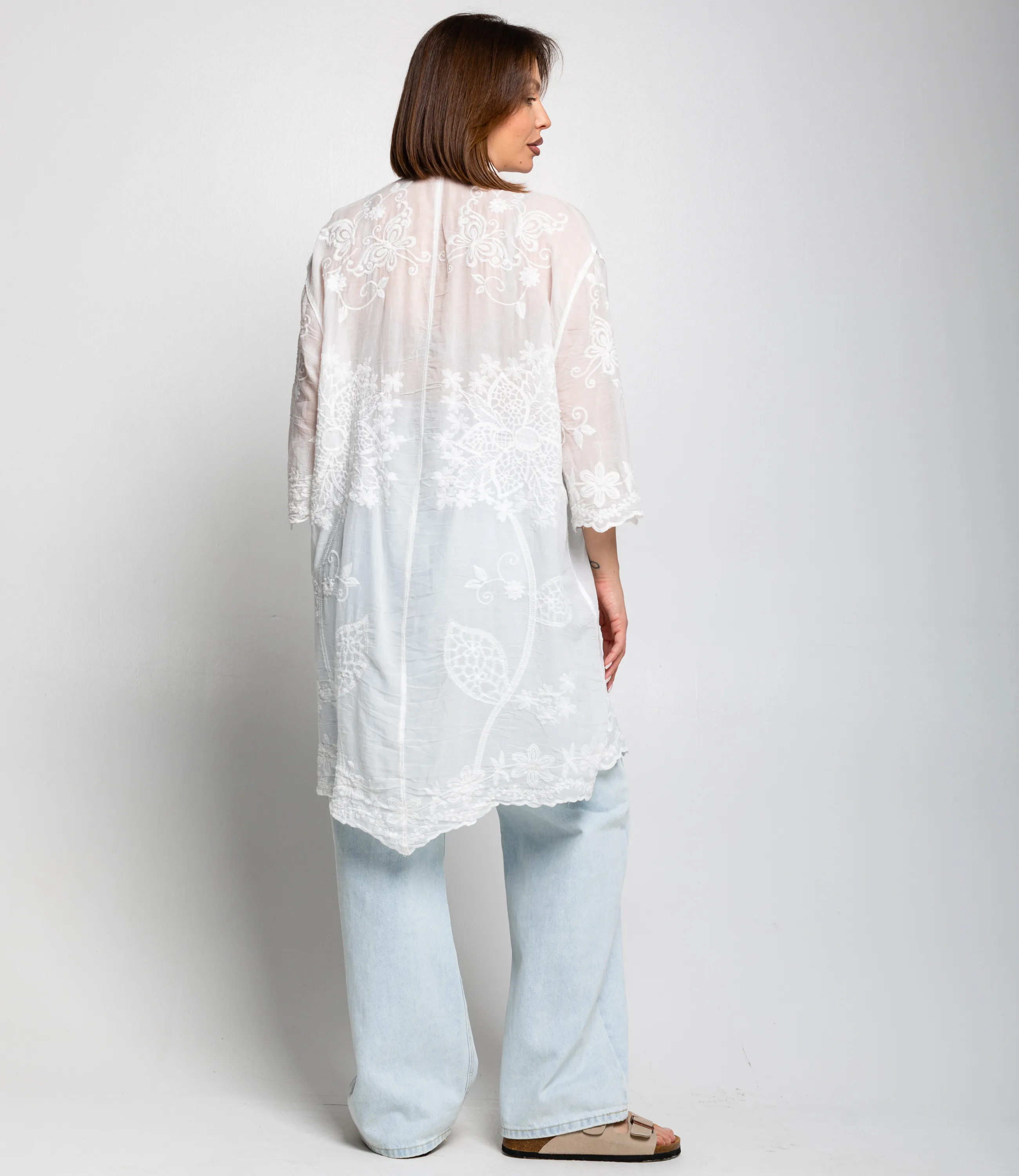 Рубашка #КТ188-30, белый - фото 4