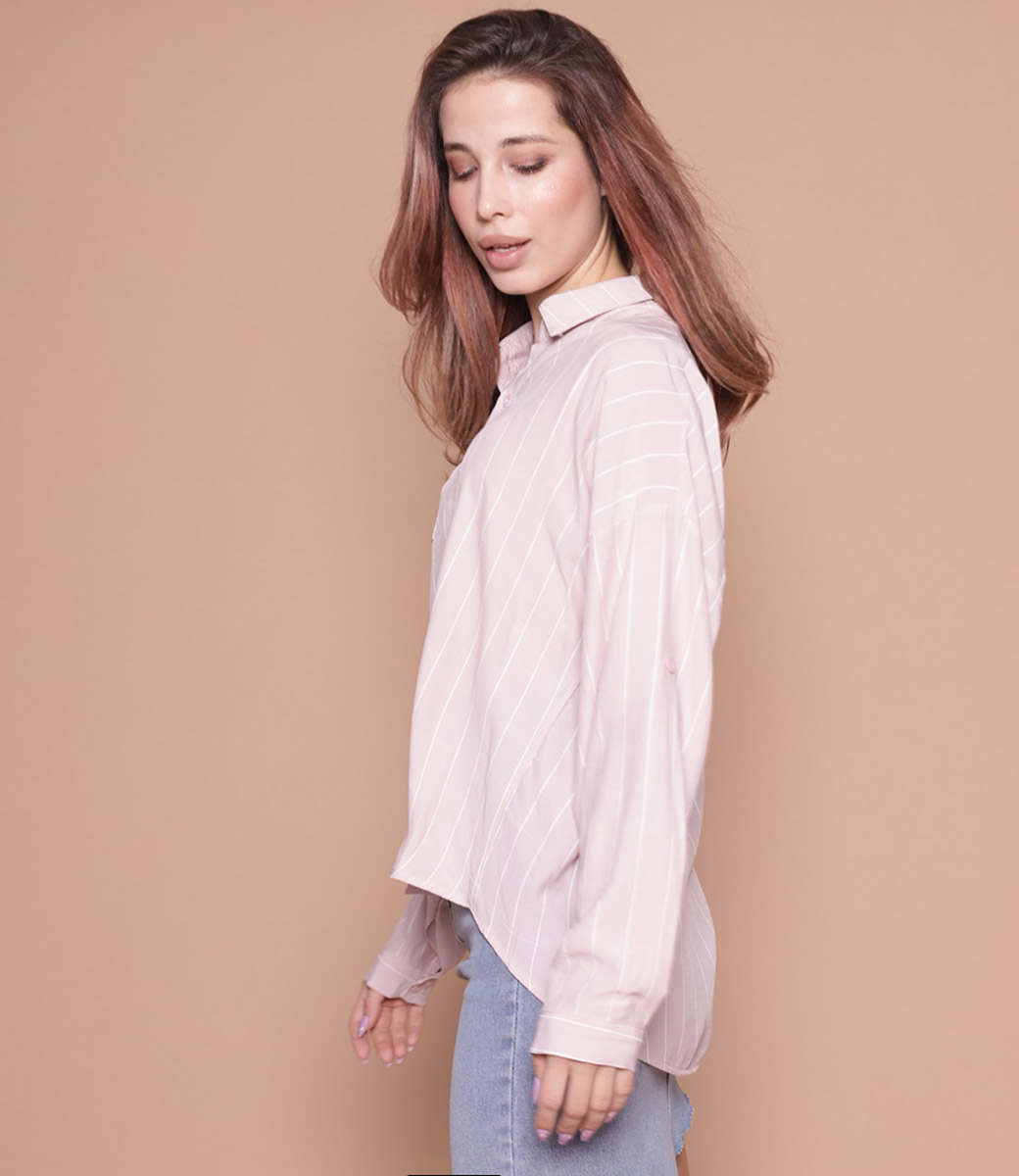 Рубашка #5011, розовый - фото 5