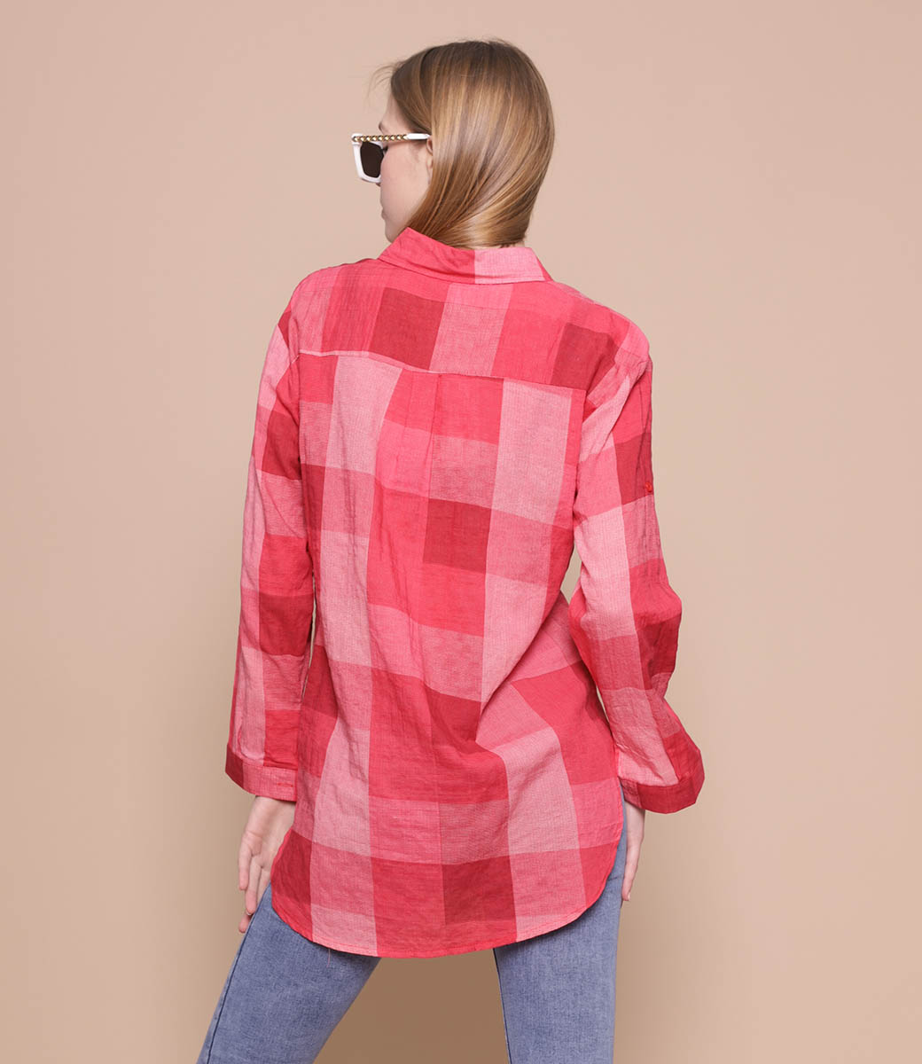 Рубашка #8605 (2), розовый - фото 4