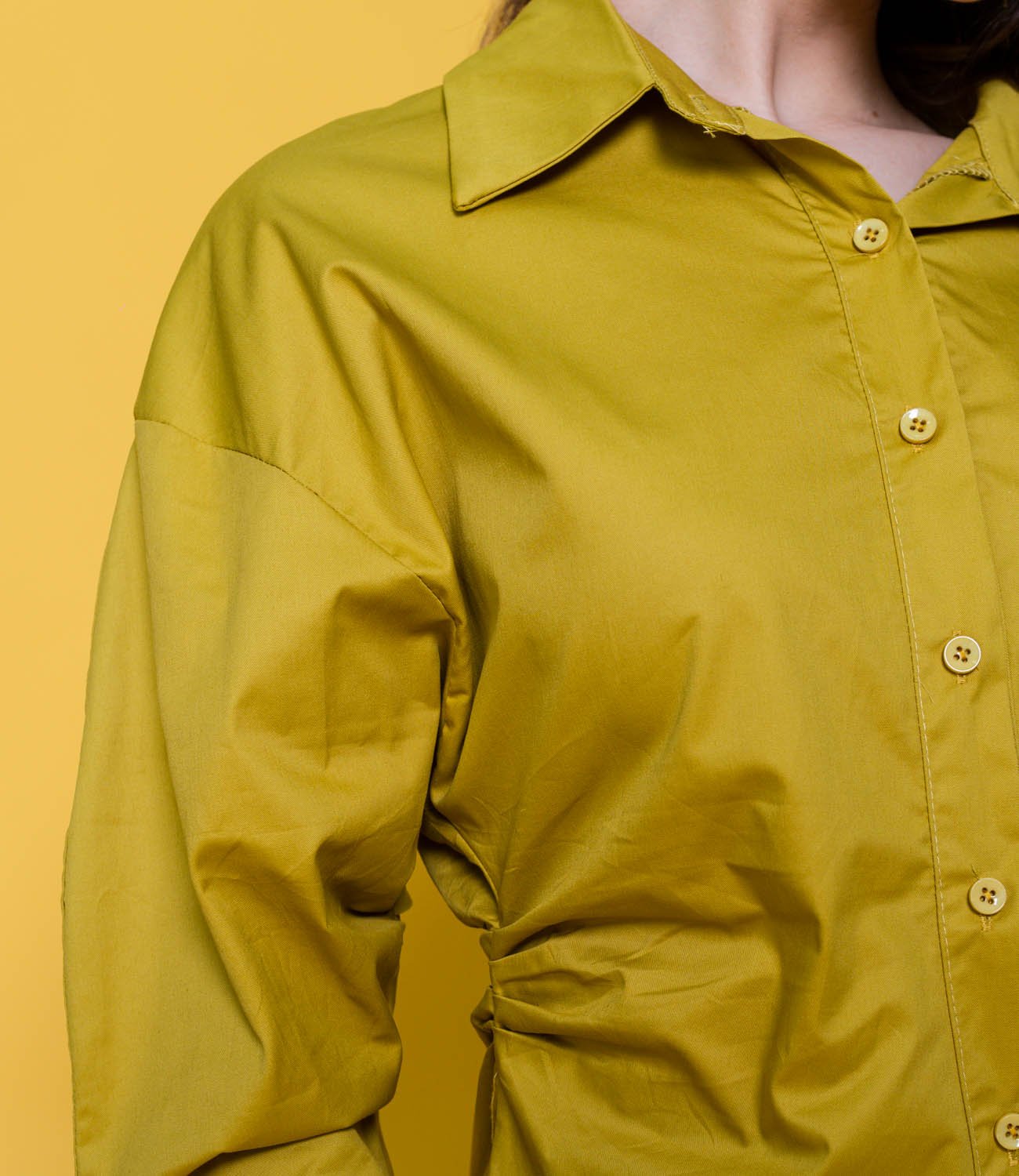 Рубашка #КТ9101, желтый - фото 5