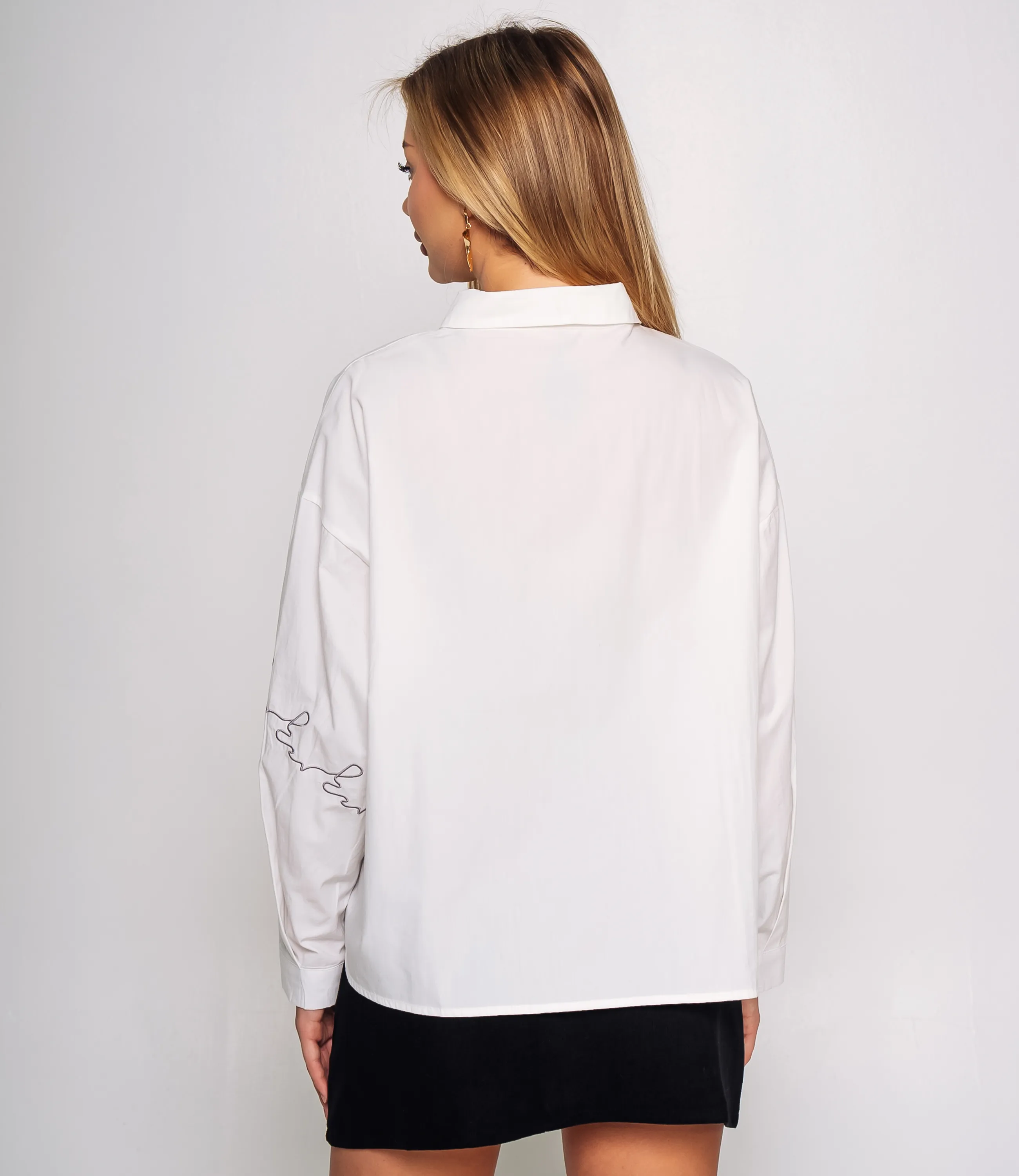 Рубашка #КТ2210 (3), белый - фото 3